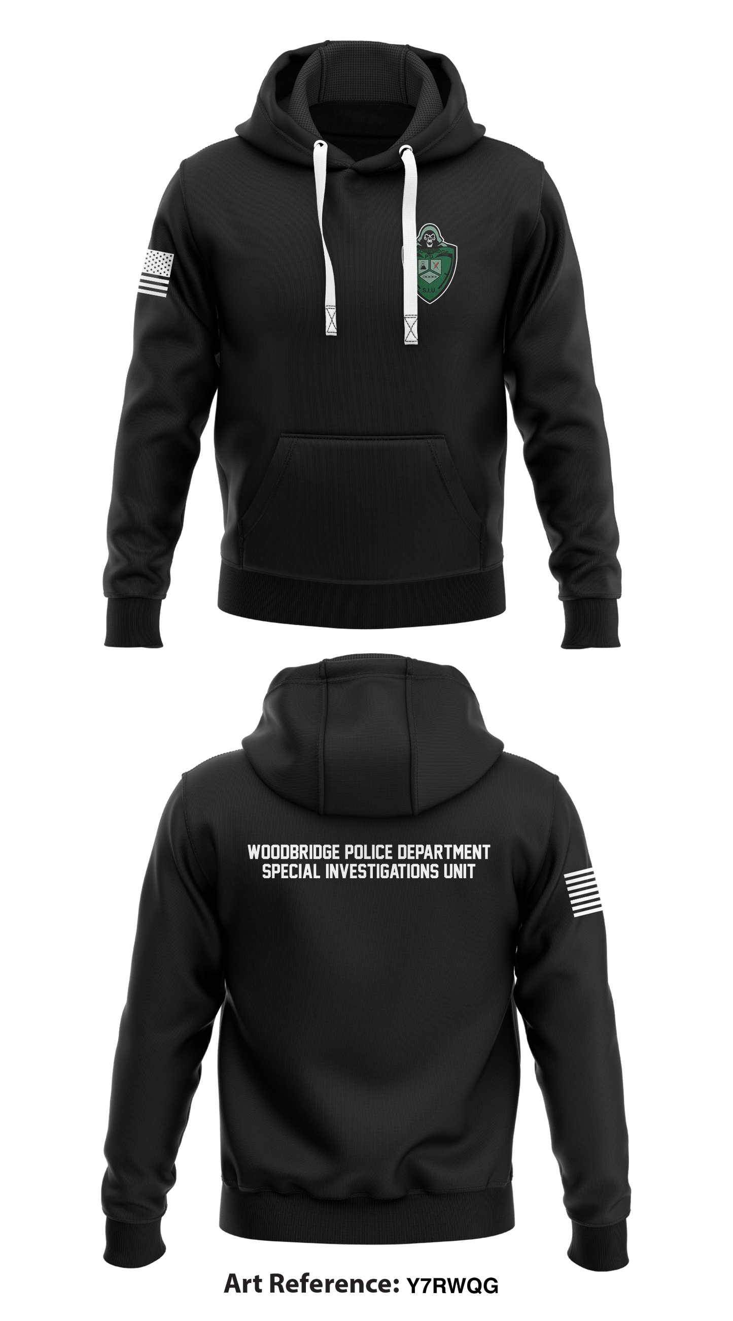 Woodbridge Police SIU Store 1 Core Men's Hooded Performance Sweatshirt - Y7rwQG