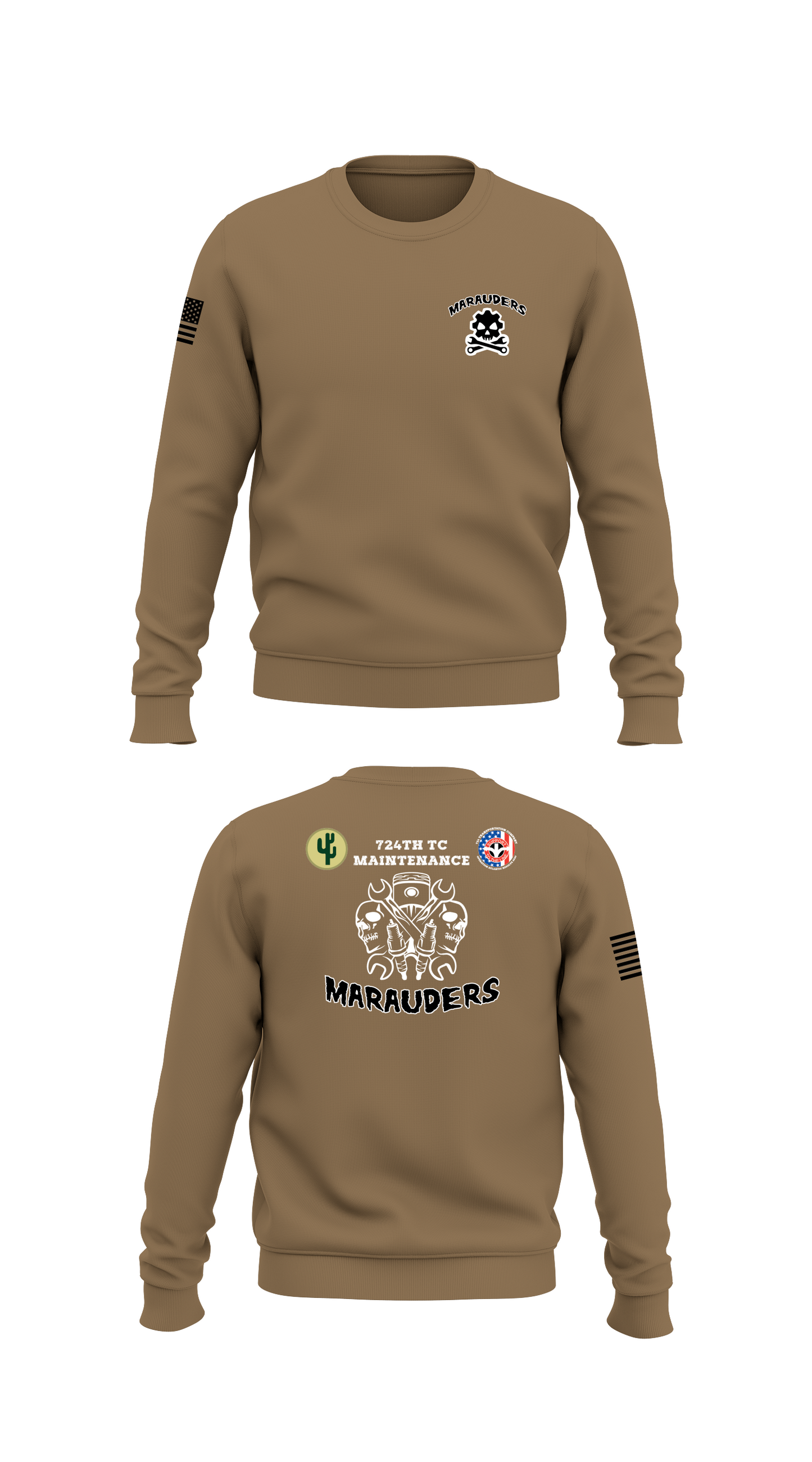 724Th TC Maintenance Store 1 Core Men's Crewneck Performance Sweatshirt - 43681589507