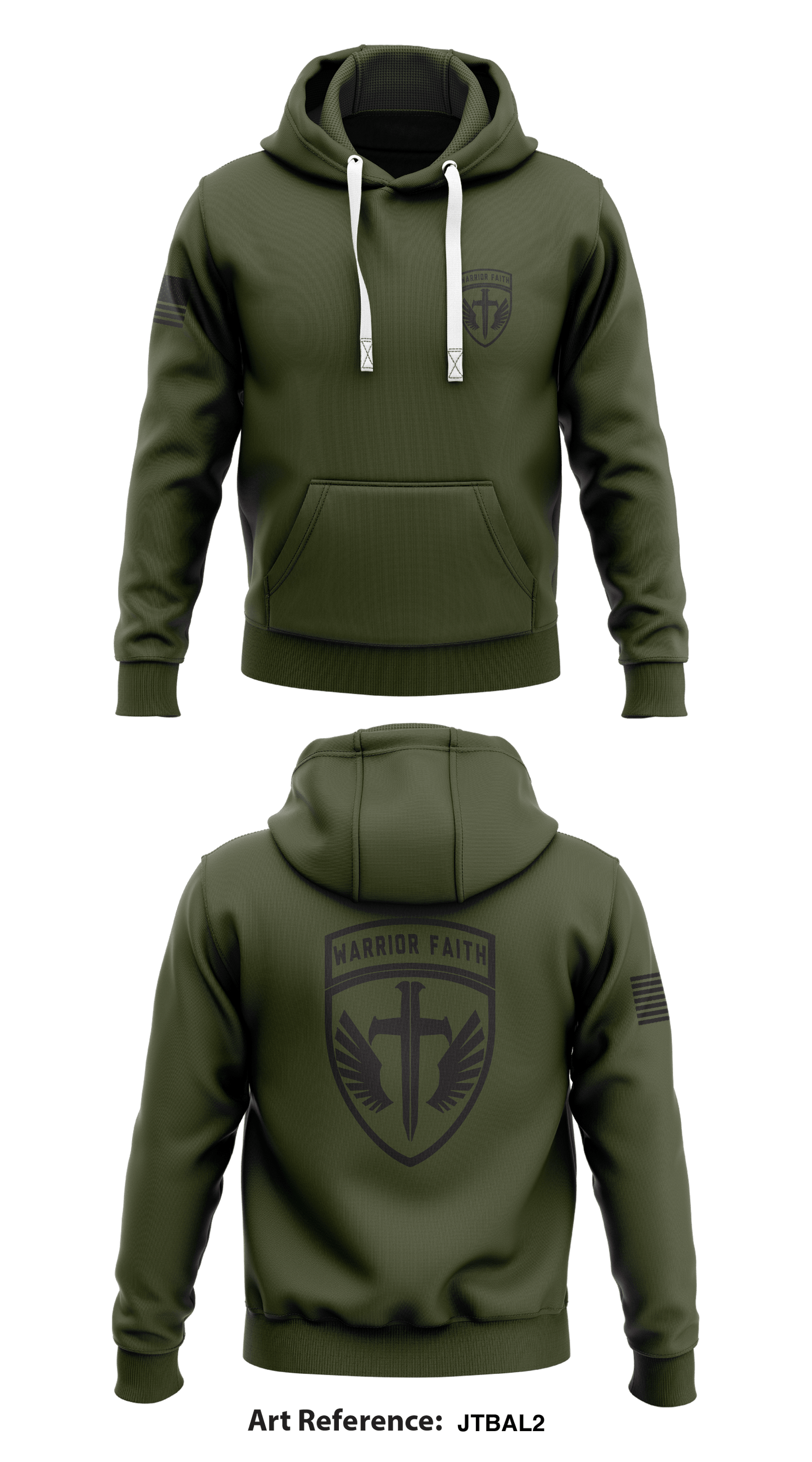 Warrior Faith Store 1 Core Men's Hooded Performance Sweatshirt - jTbAL2