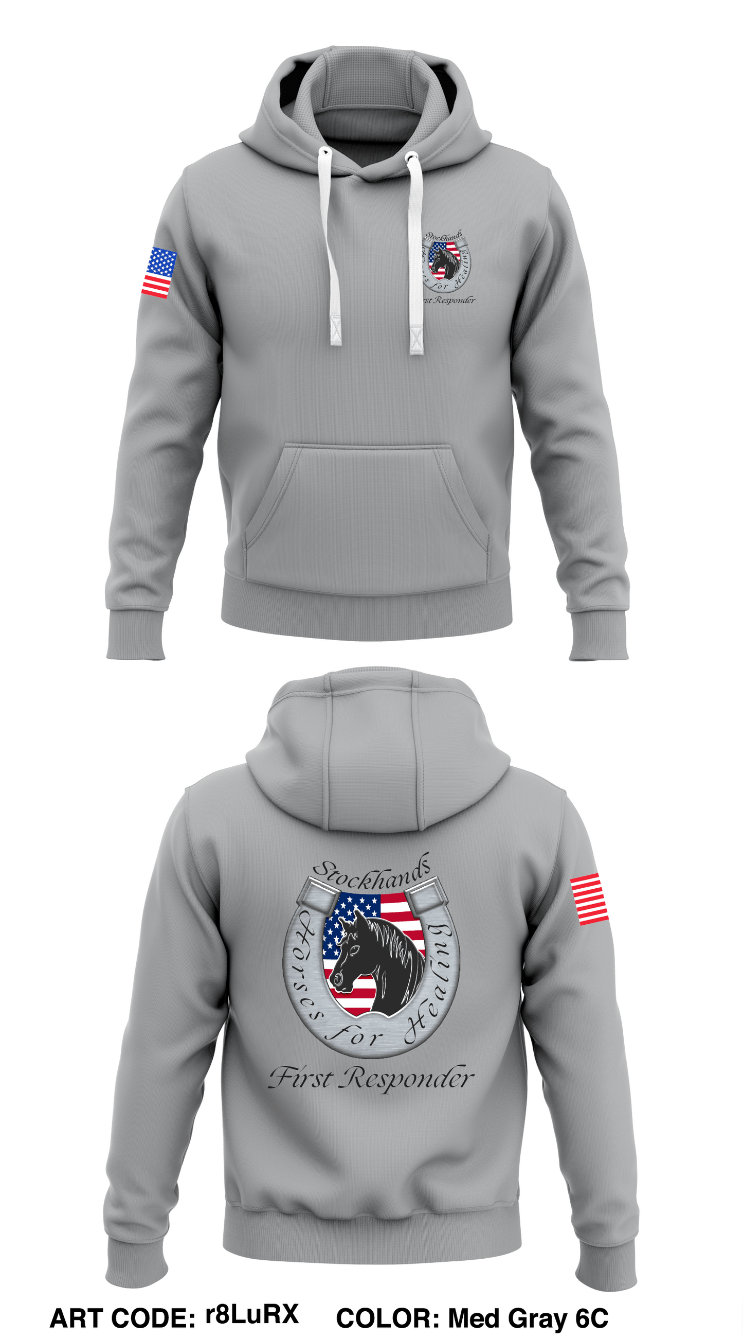 Stockshands Horses For Healing Store 1 Core Men's Hooded Performance Sweatshirt - r8LuRX