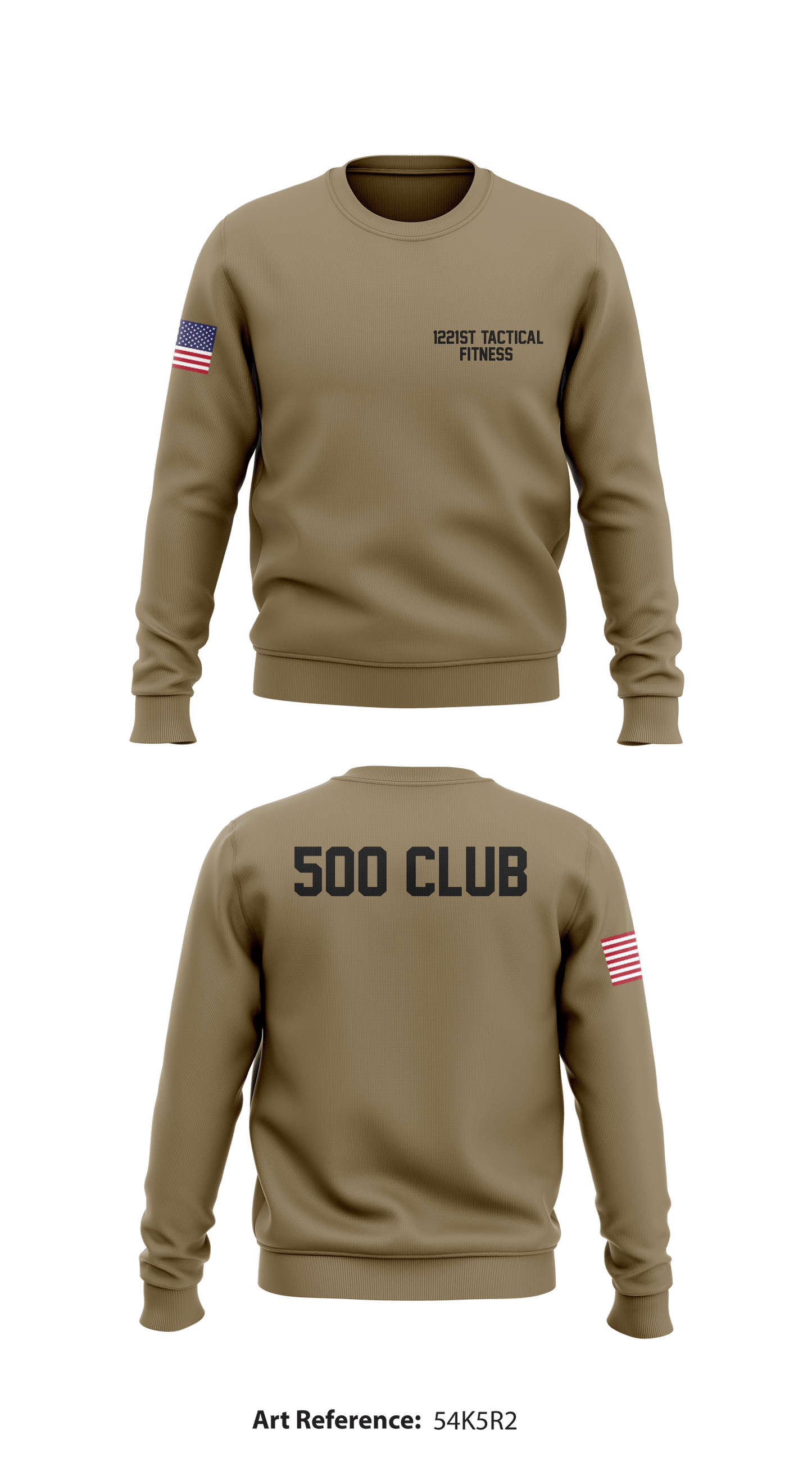 1221st Store 1 Core Men's Crewneck Performance Sweatshirt - 54K5r2