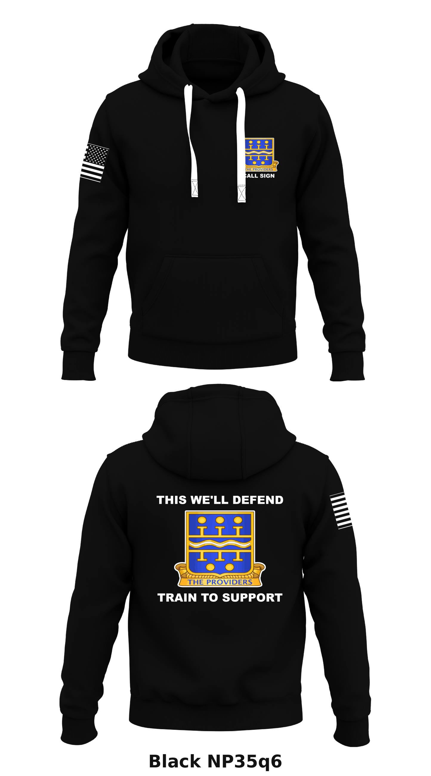 Custom 266th quartermaster battalion Store 1 Core Men's Hooded Performance Sweatshirt - NP35q6