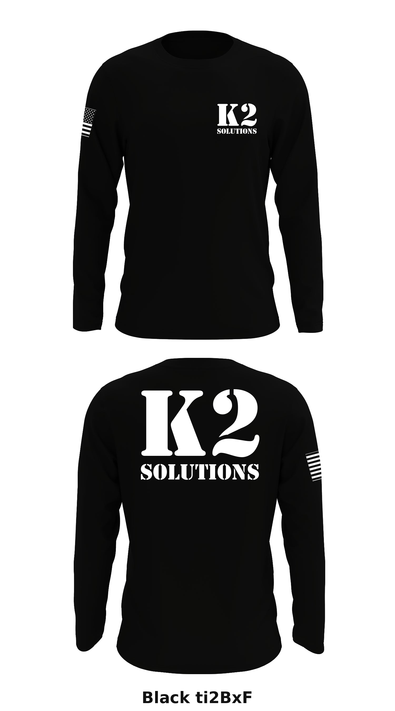 K2 Solutions Store 1 Core Men's LS Performance Tee - ti2BxF