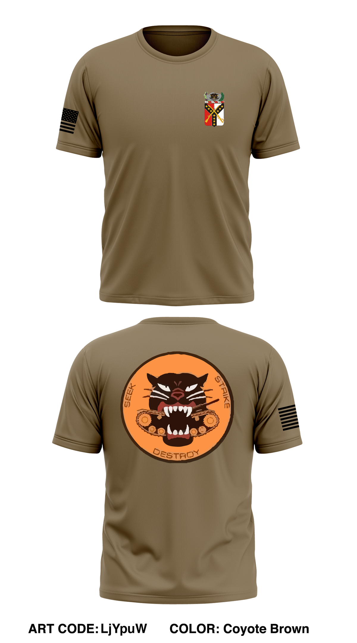 3-61 Cav Store 1 Core Men's SS Performance Tee - LjYpuW