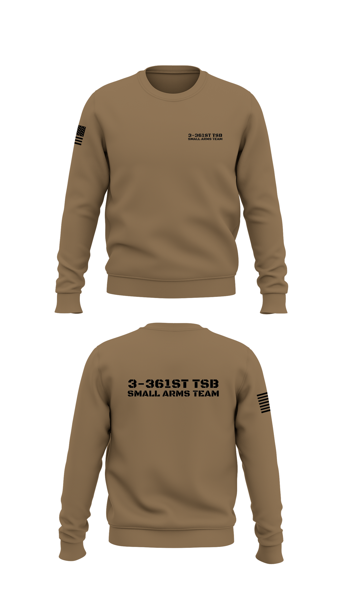 3-361st TSB Small Arms Team Store 1 Core Men's Crewneck Performance Sweatshirt - 59960114128