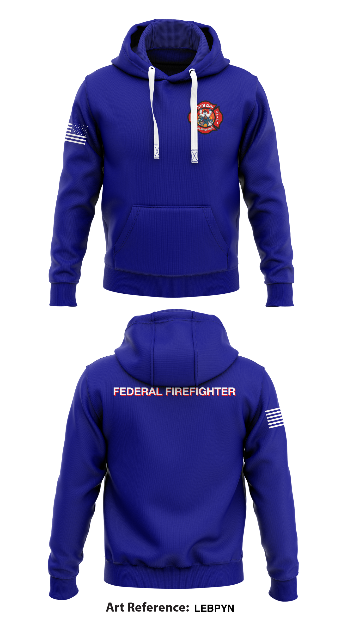 Veteran Affairs Fire Department-Bath, NY Store 1 Core Men's Hooded Performance Sweatshirt - LEbPyn