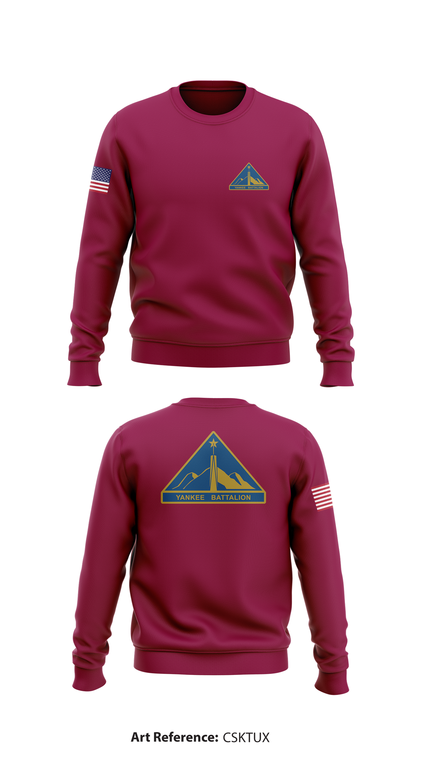 Yankee Battalion Store 1 Core Men's Crewneck Performance Sweatshirt - CSktUx