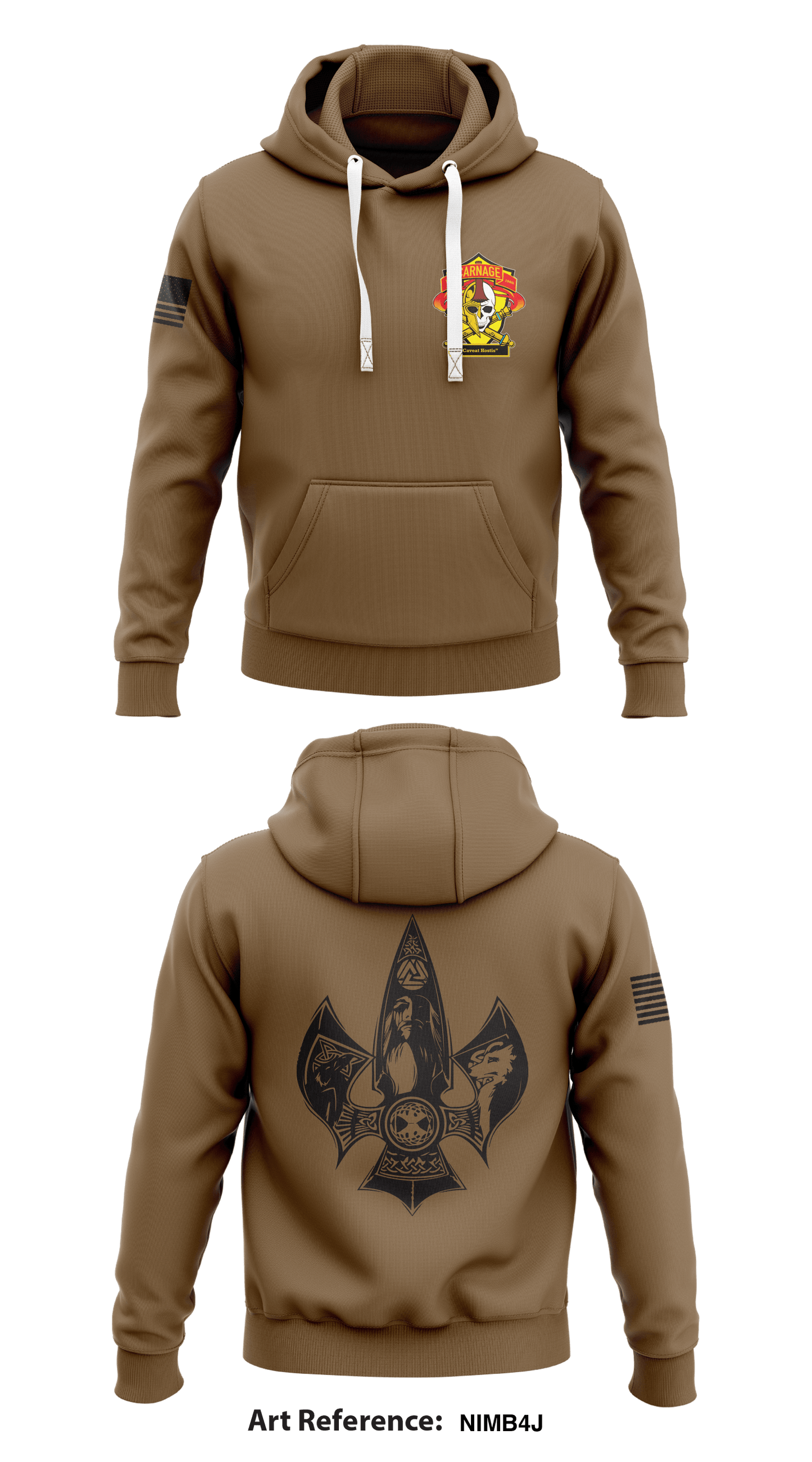 Carnage Battery Store 1 Core Men's Hooded Performance Sweatshirt - nIMB4J