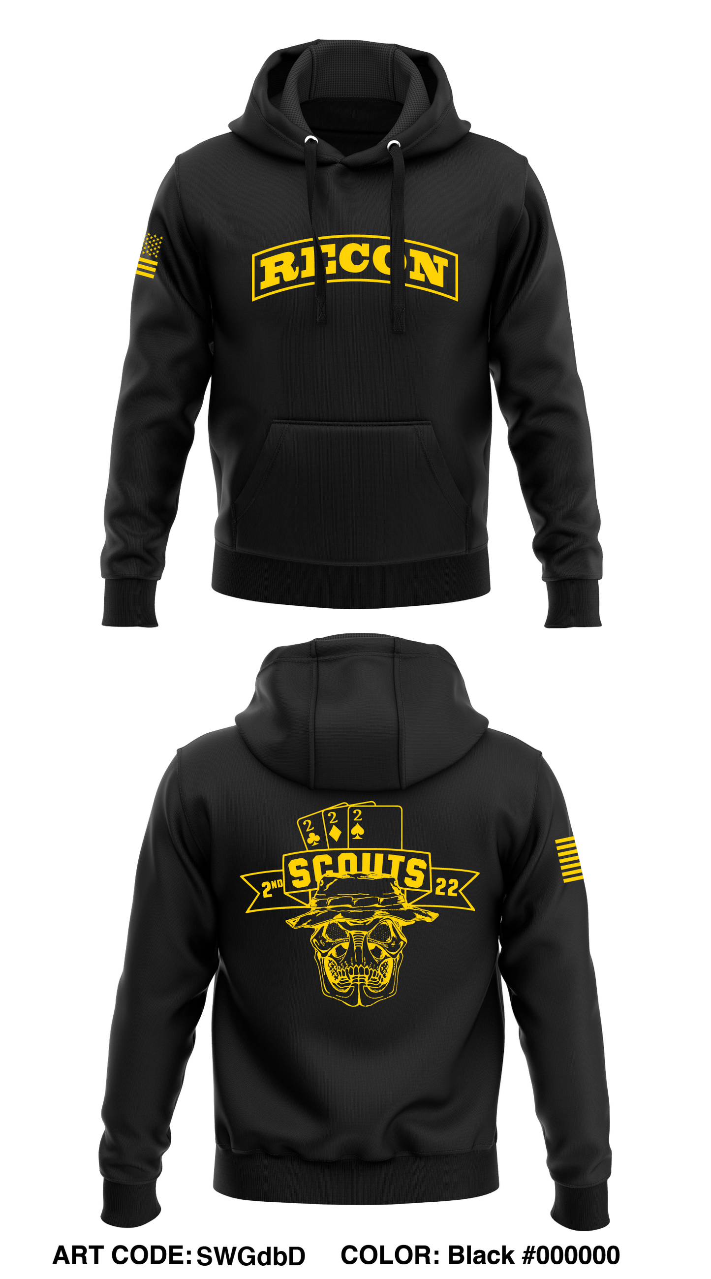 Scouts 2-22 IN Store 1 Core Men's Hooded Performance Sweatshirt - SWGdbD