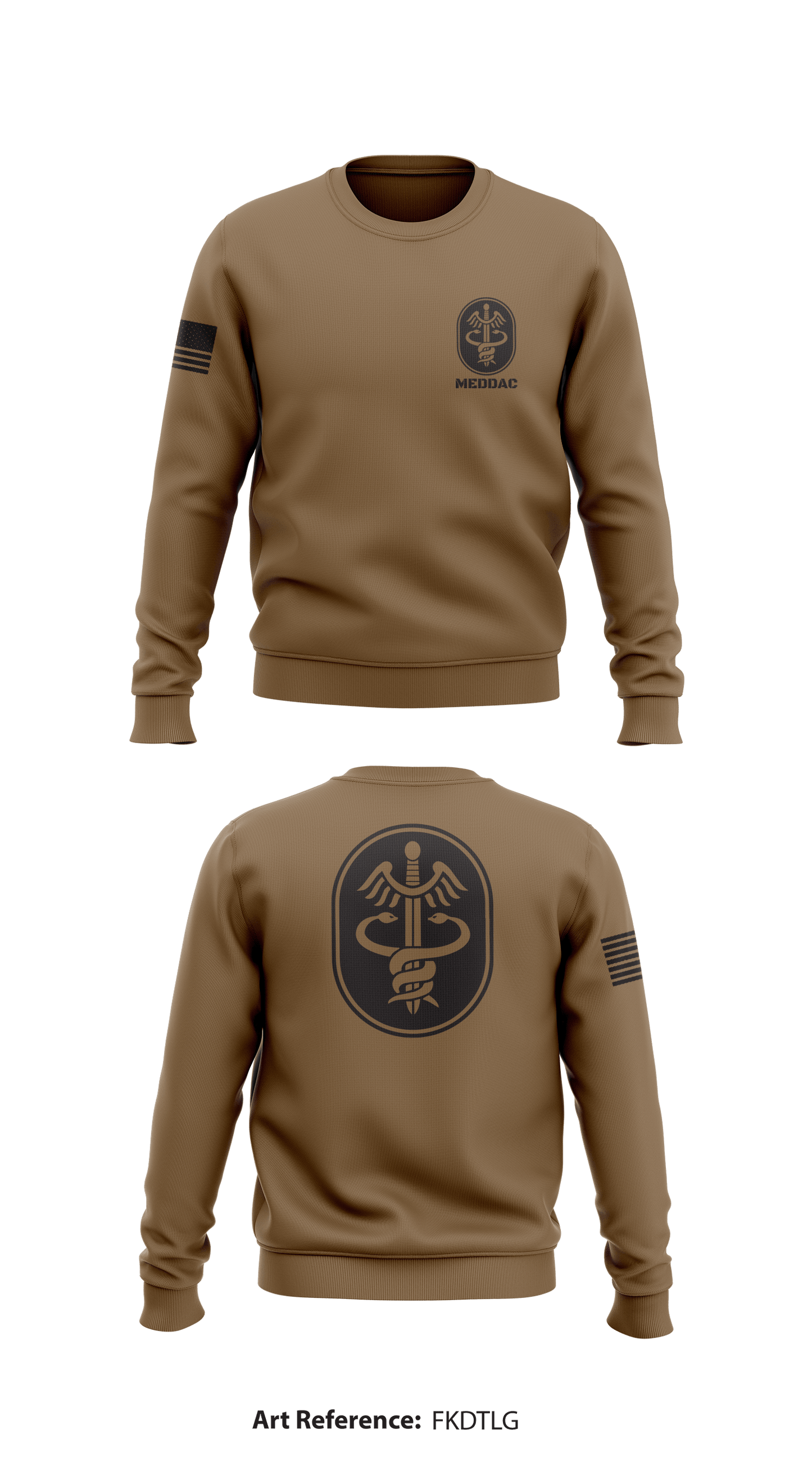 MEDDAC Store 2 Core Men's Crewneck Performance Sweatshirt - FkDTLG