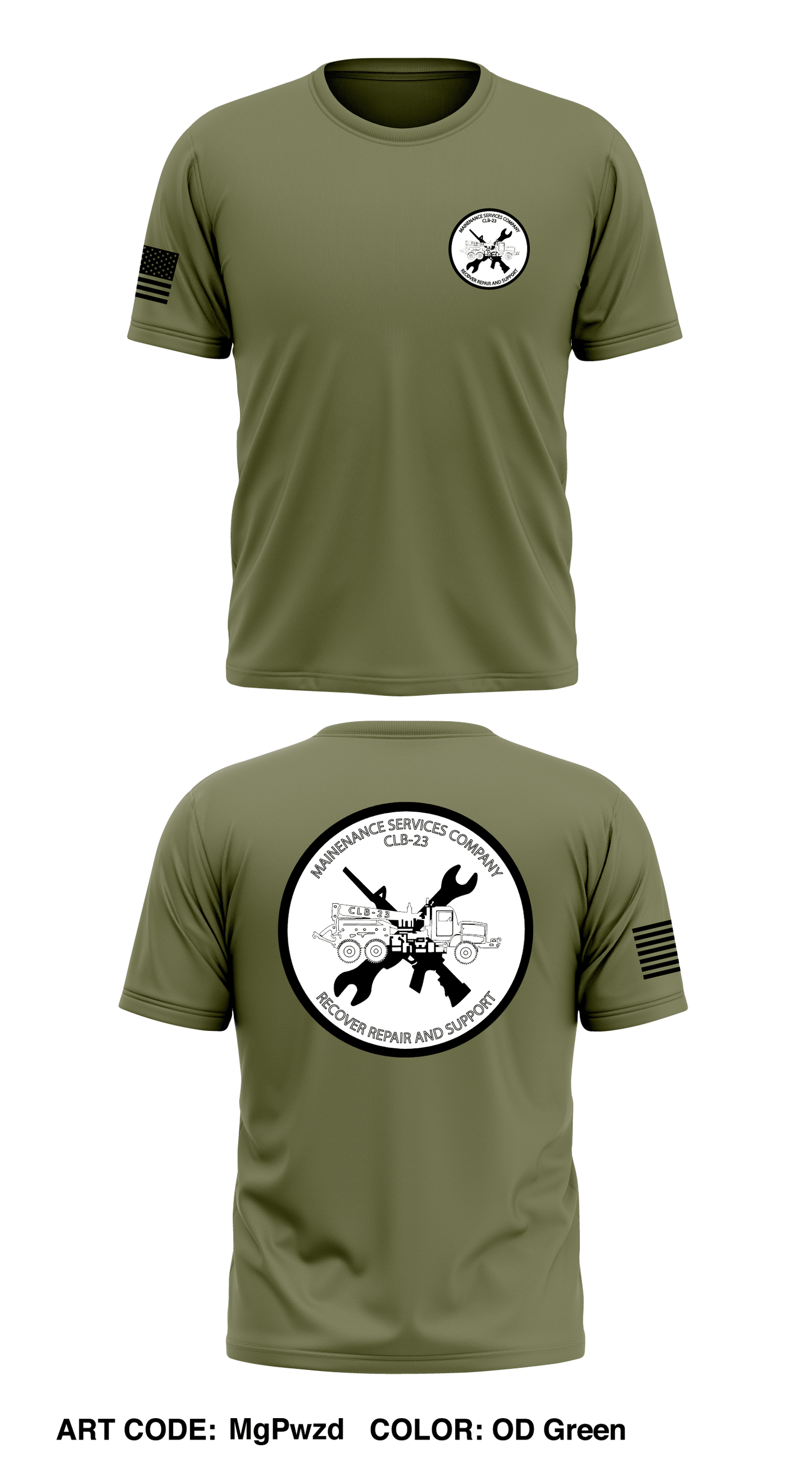 CLB 23 Store 1 Core Men's SS Performance Tee - MgPwzd