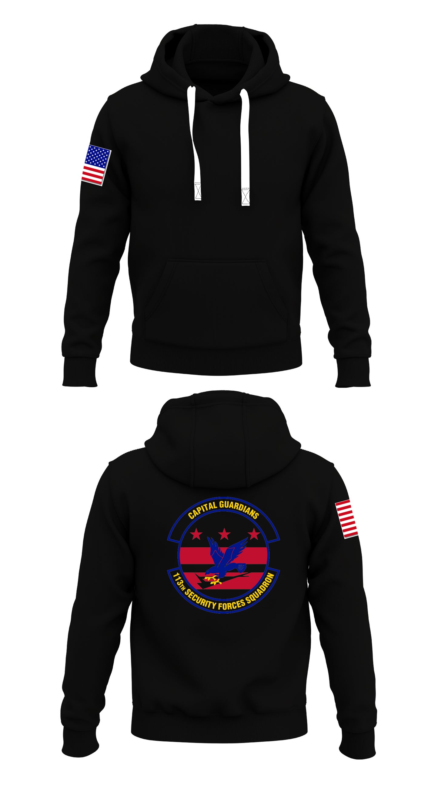 113th Security Forces Squadron Store 1 Core Men's Hooded Performance Sweatshirt - 72420350030