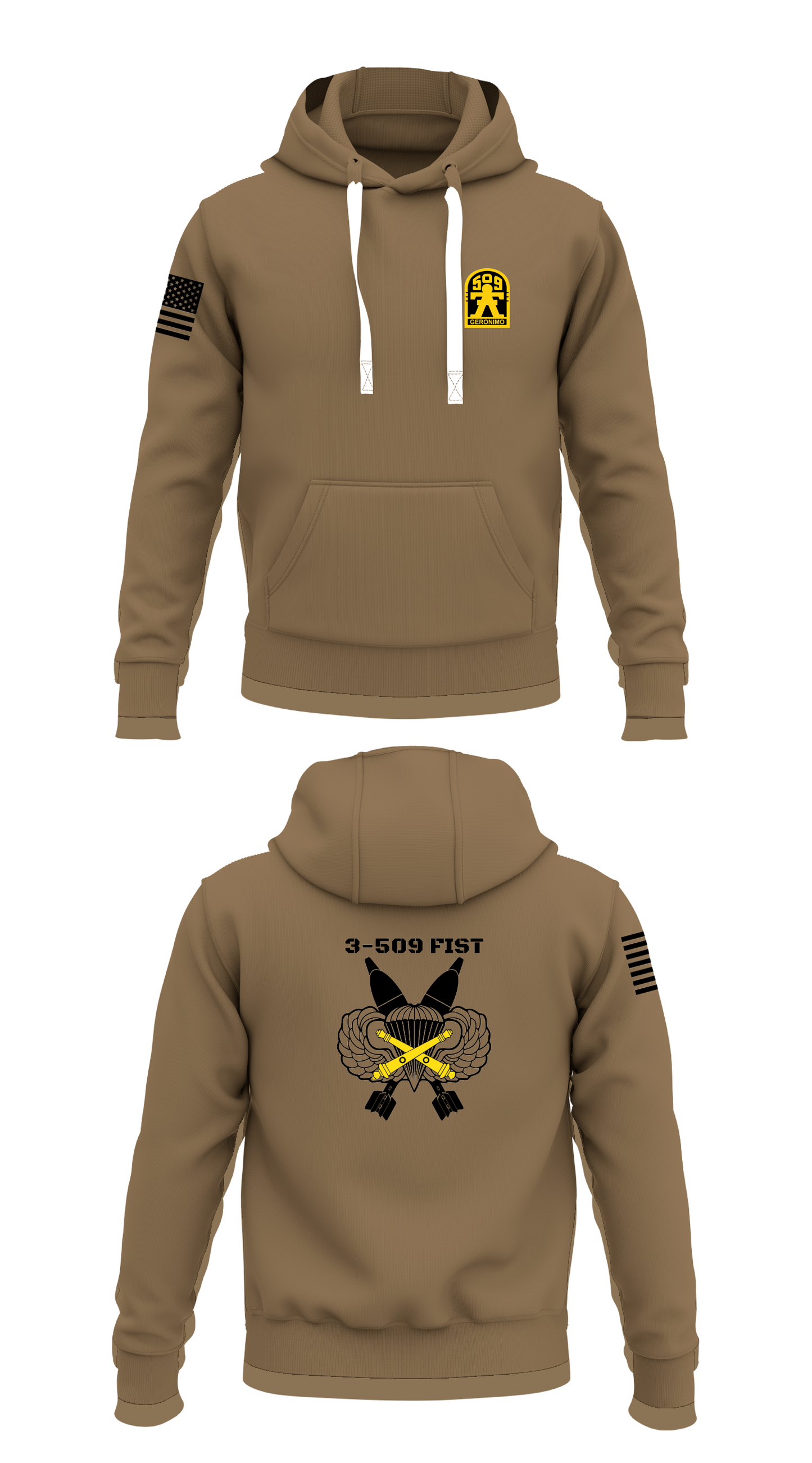 3-59 INF Store 1 Core Men's Hooded Performance Sweatshirt - 78372839355