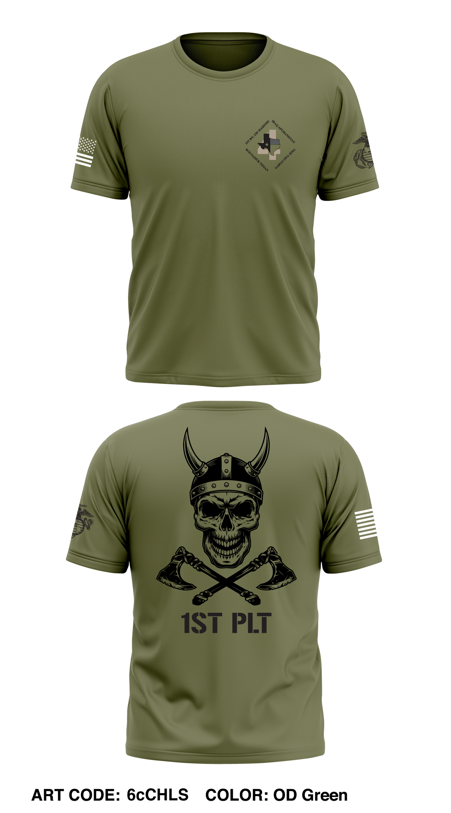 B co 1/23 1 plt Store 1 Core Men's SS Performance Tee - 6cCHLS