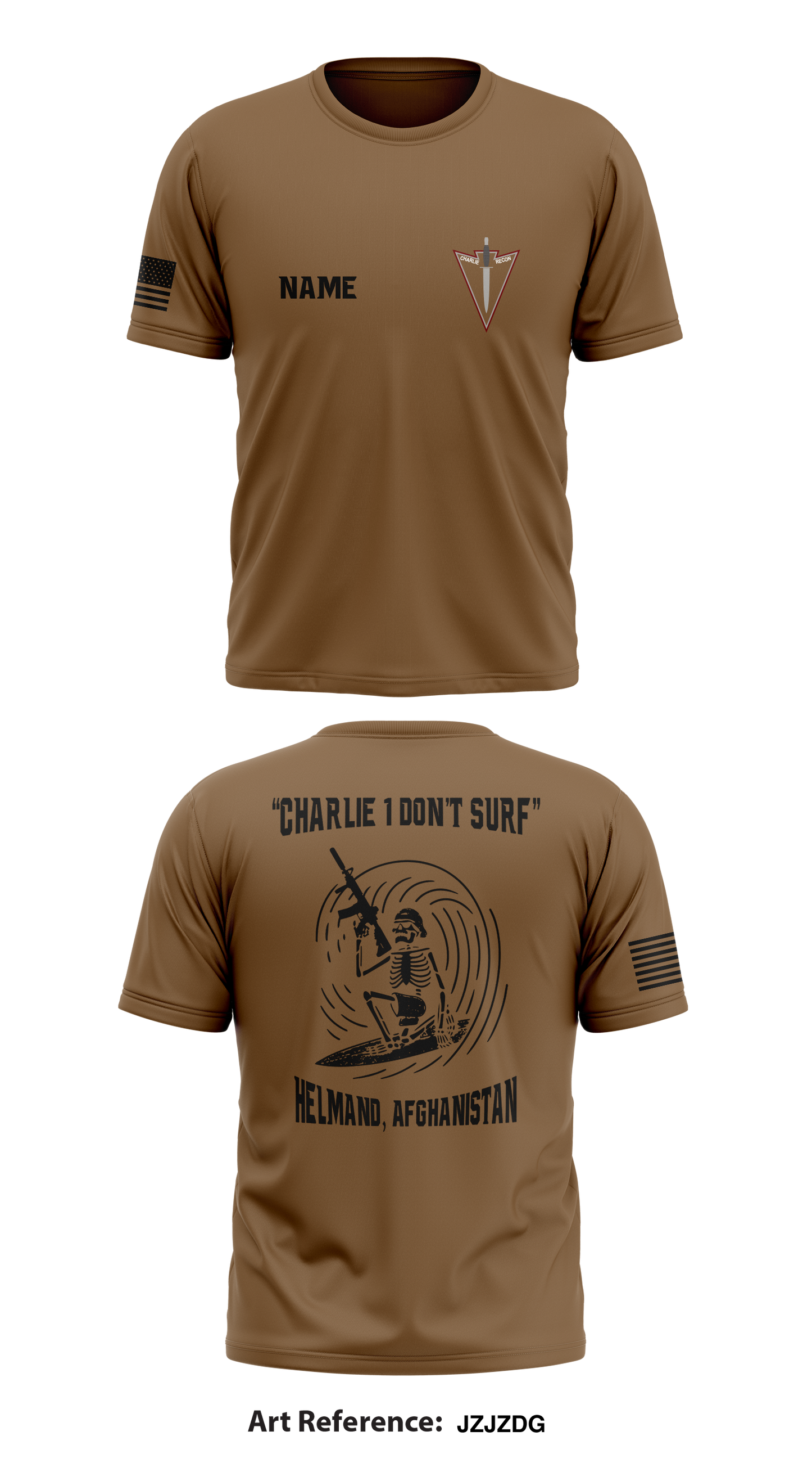 Charlie Troop, 3-71 CAV Store 1 Core Men's SS Performance Tee - jZJZdG