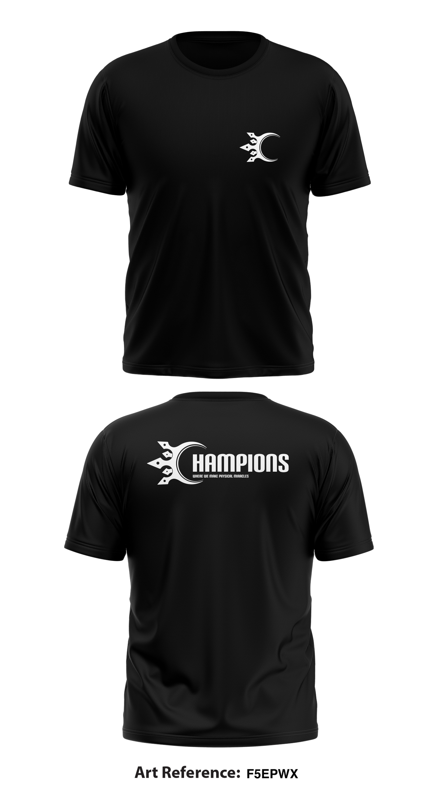 CHAMPIONS FITNESS Store 1 Core Men's SS Performance Tee - f5EPWx