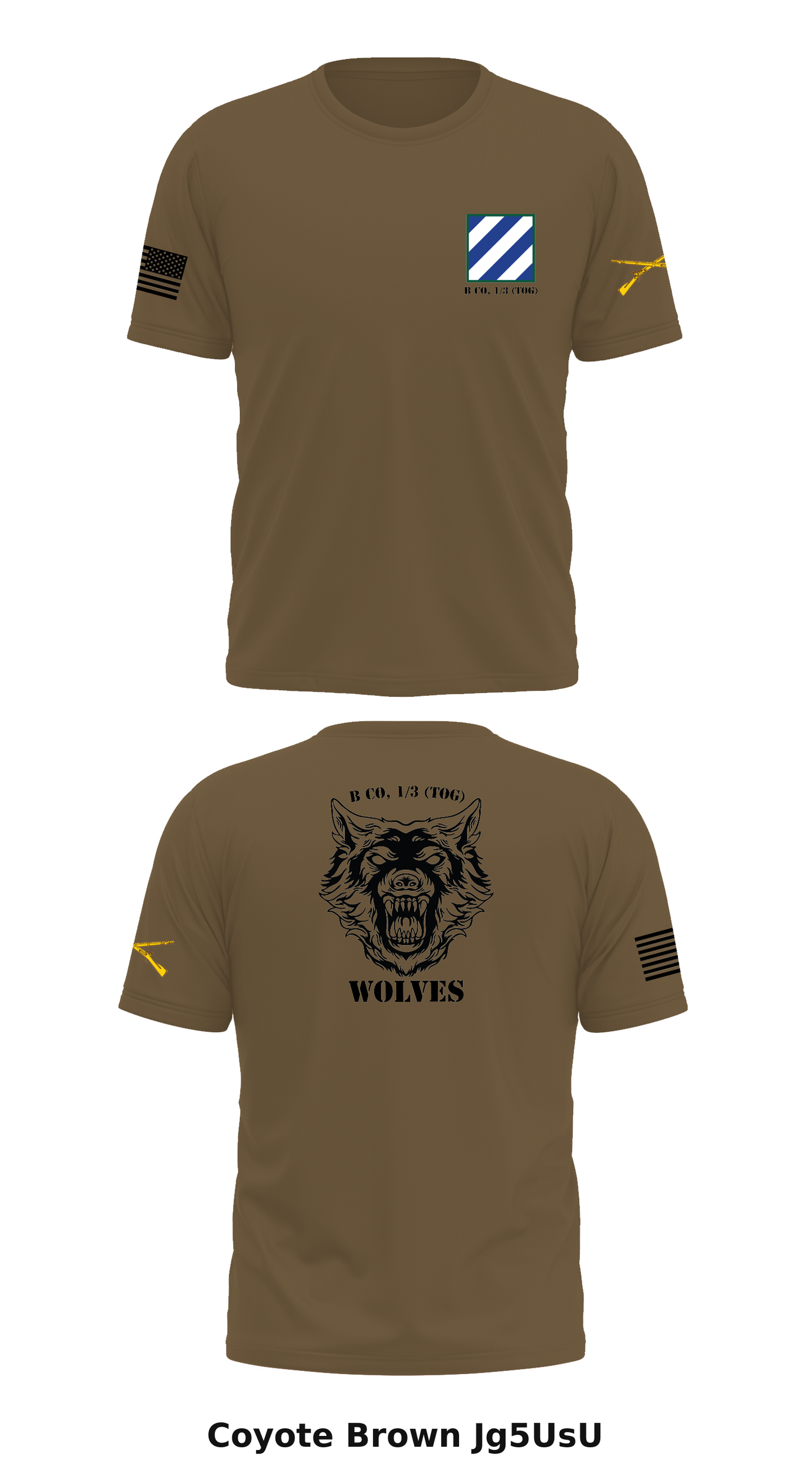 B Co, 1/3 (TOG) Store 1 Core Men's SS Performance Tee - Jg5UsU