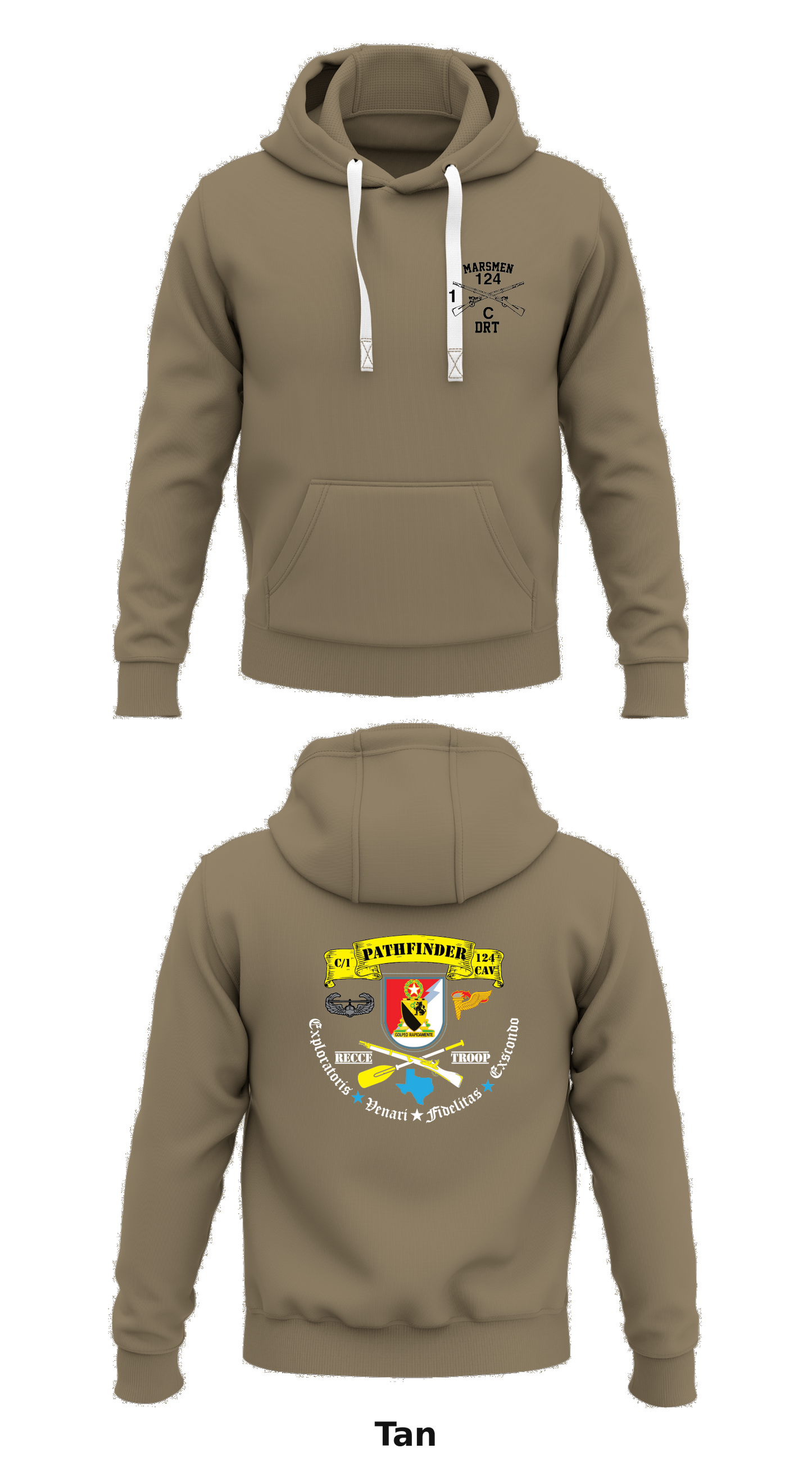 C TRP 1-124 CAV Store 1 Core Men's Hooded Performance Sweatshirt - 54245155140
