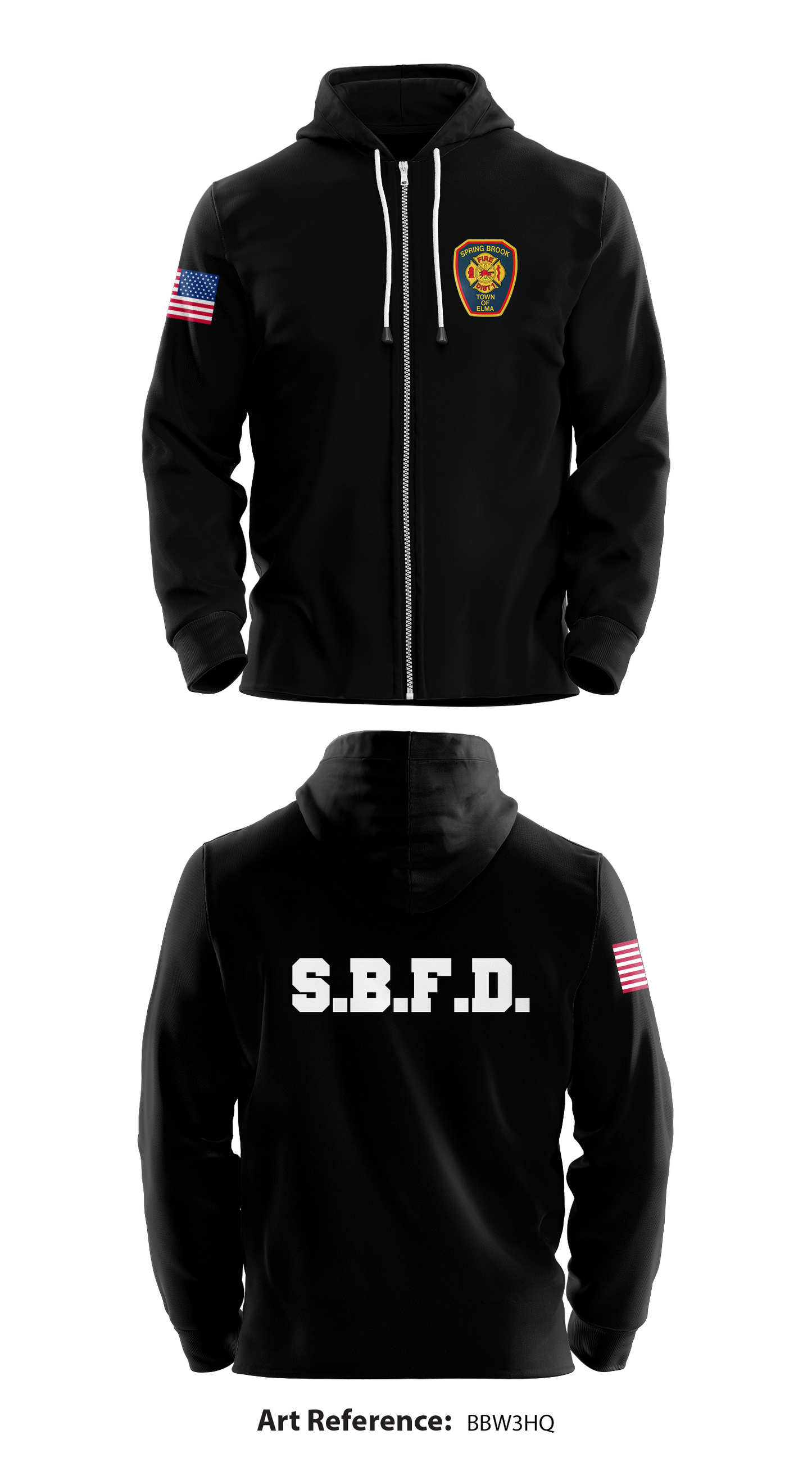 Spring Brook Fire Dist Store 1 Core Men's Hooded Performance Sweatshirt - BBw3hQ