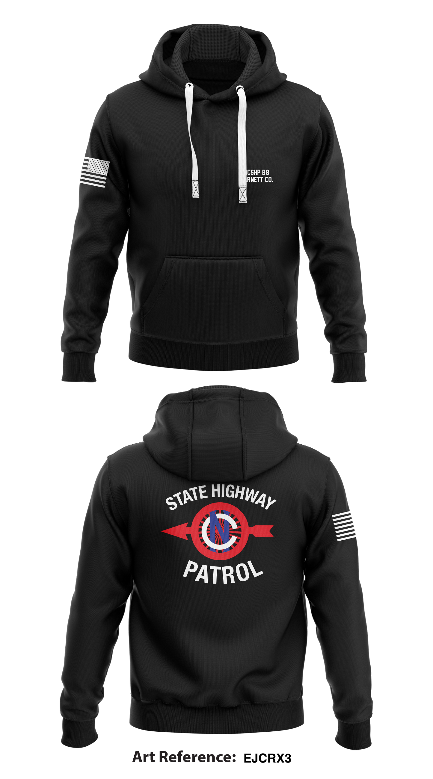 NCSHP B/8 Harnett Co. Store 1 Core Men's Hooded Performance Sweatshirt - EjCRx3