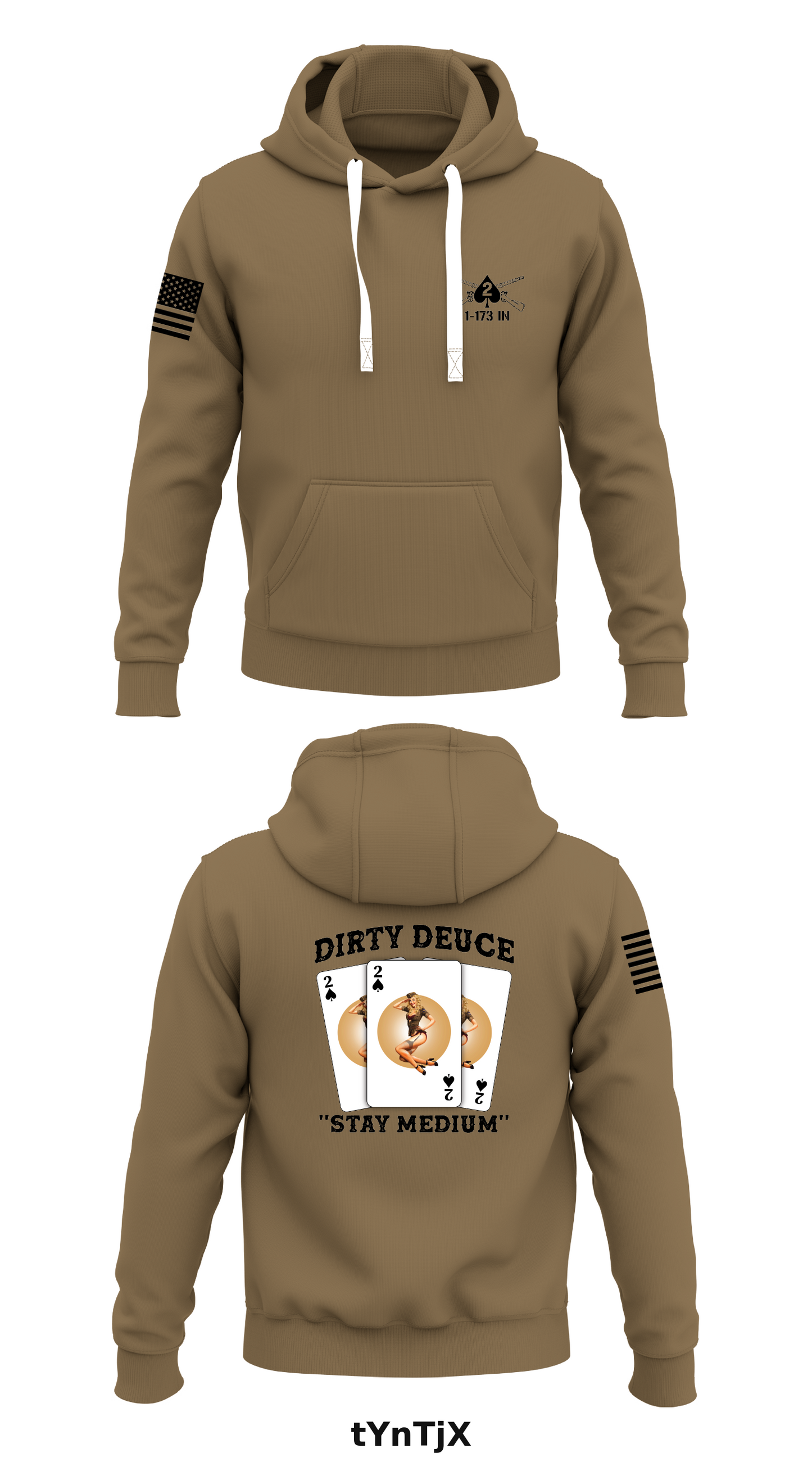 C CO 1-173rd IN Store 1 Core Men's Hooded Performance Sweatshirt - tYnTjX