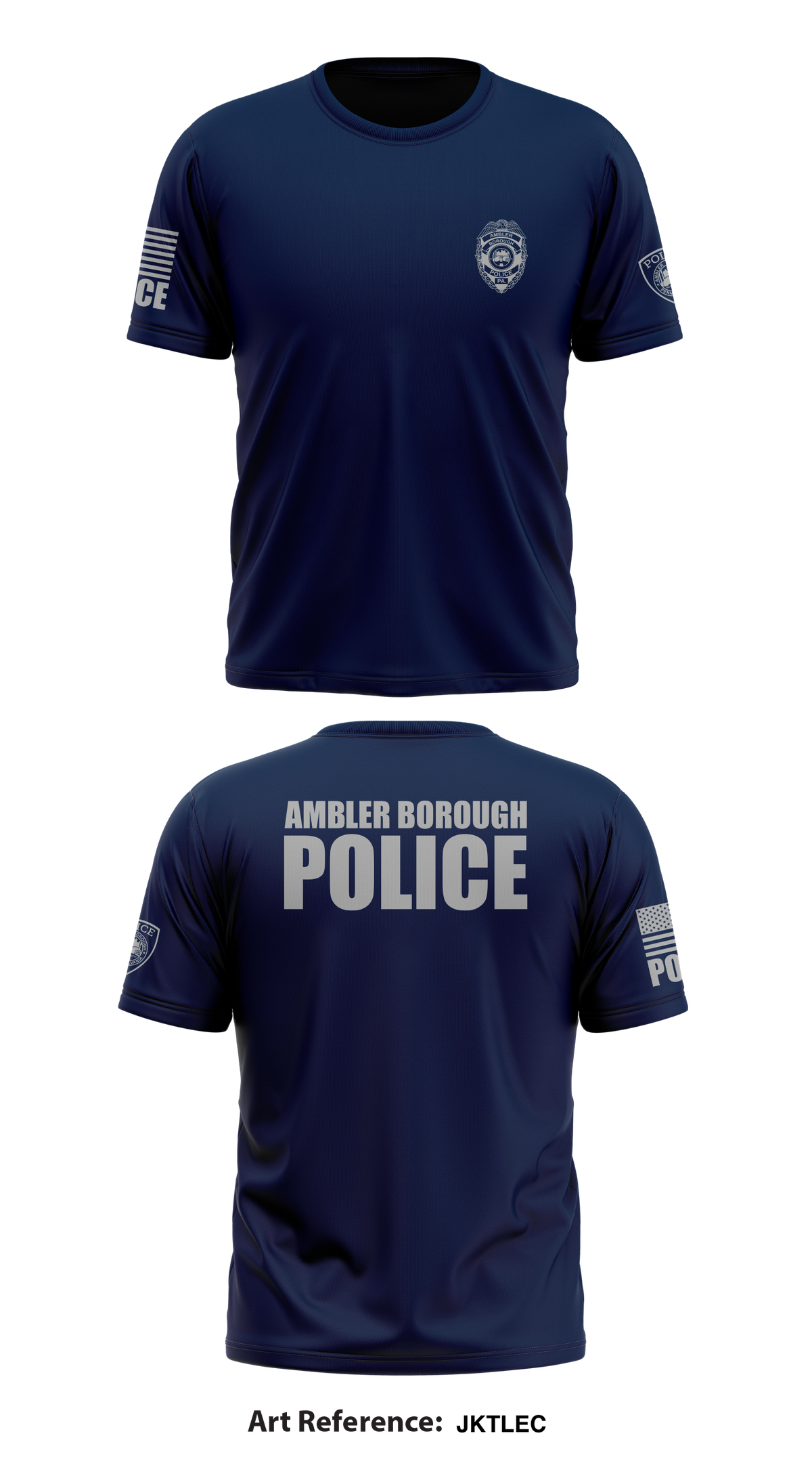 Ambler Borough Police Store 1 Core Men's SS Performance Tee - JKTLec