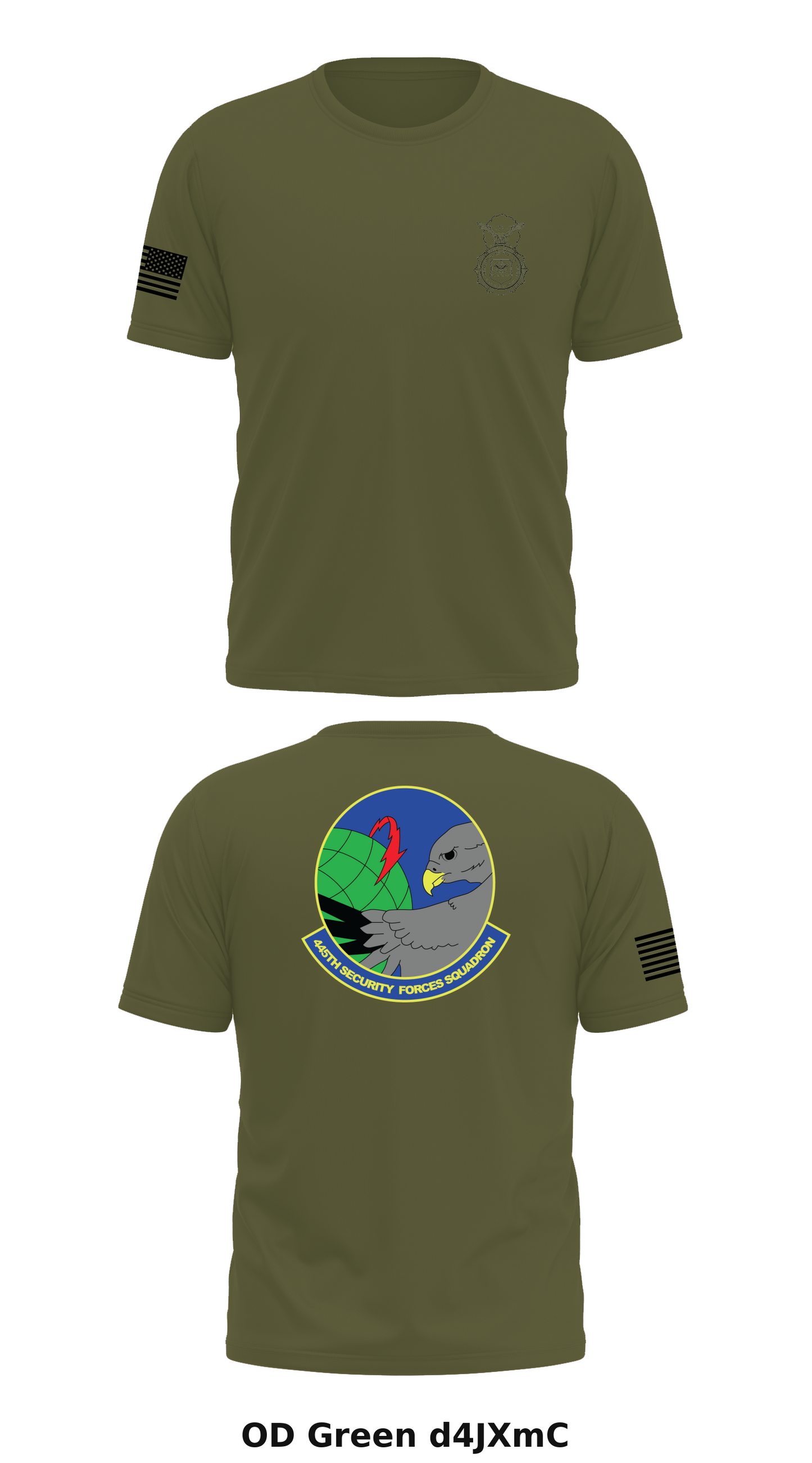 445th Security Forces Store 1 Core Men's SS Performance Tee - d4JXmC