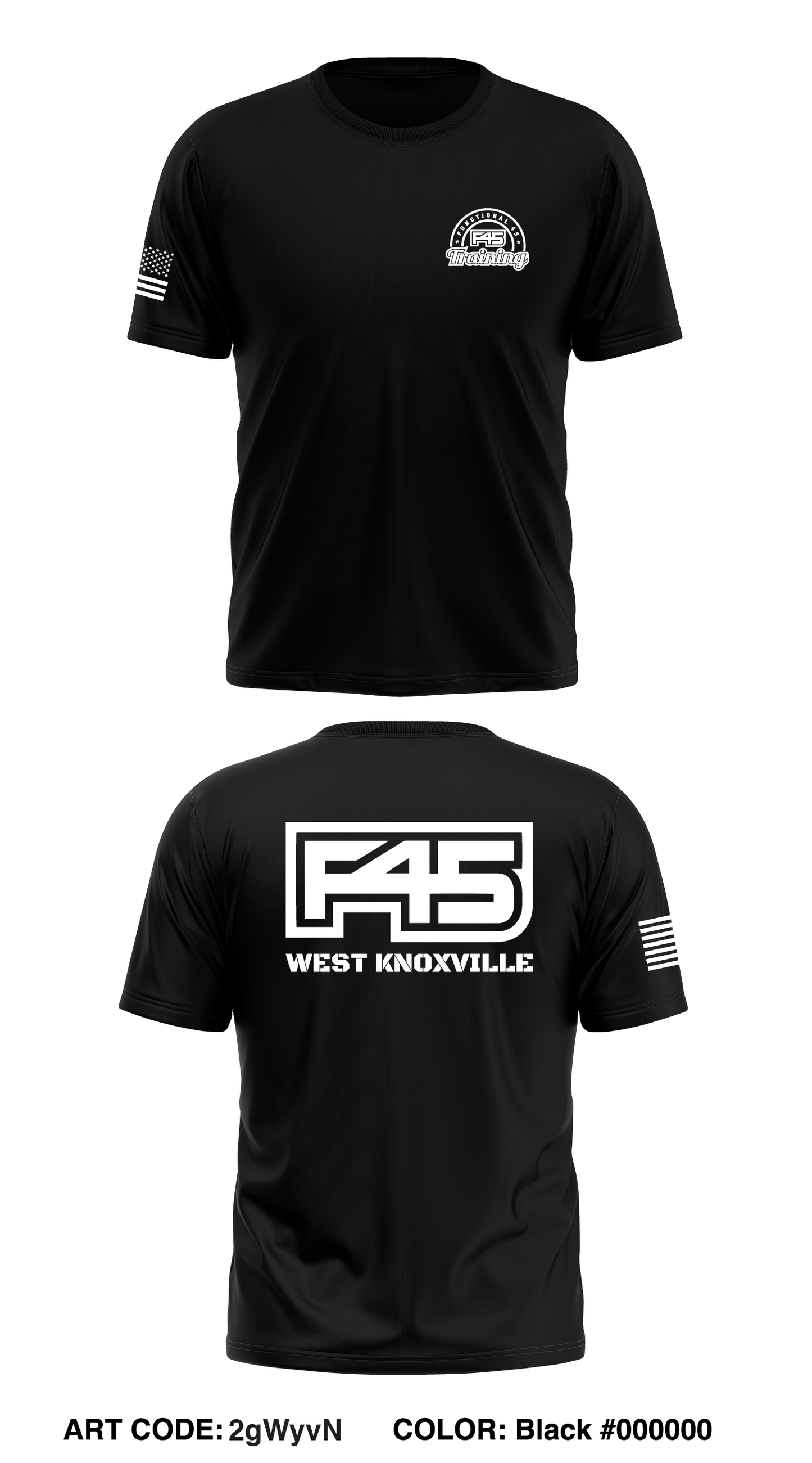 F45 Training West Knoxville Store 1 Core Men's SS Performance Tee - 2gWyvN