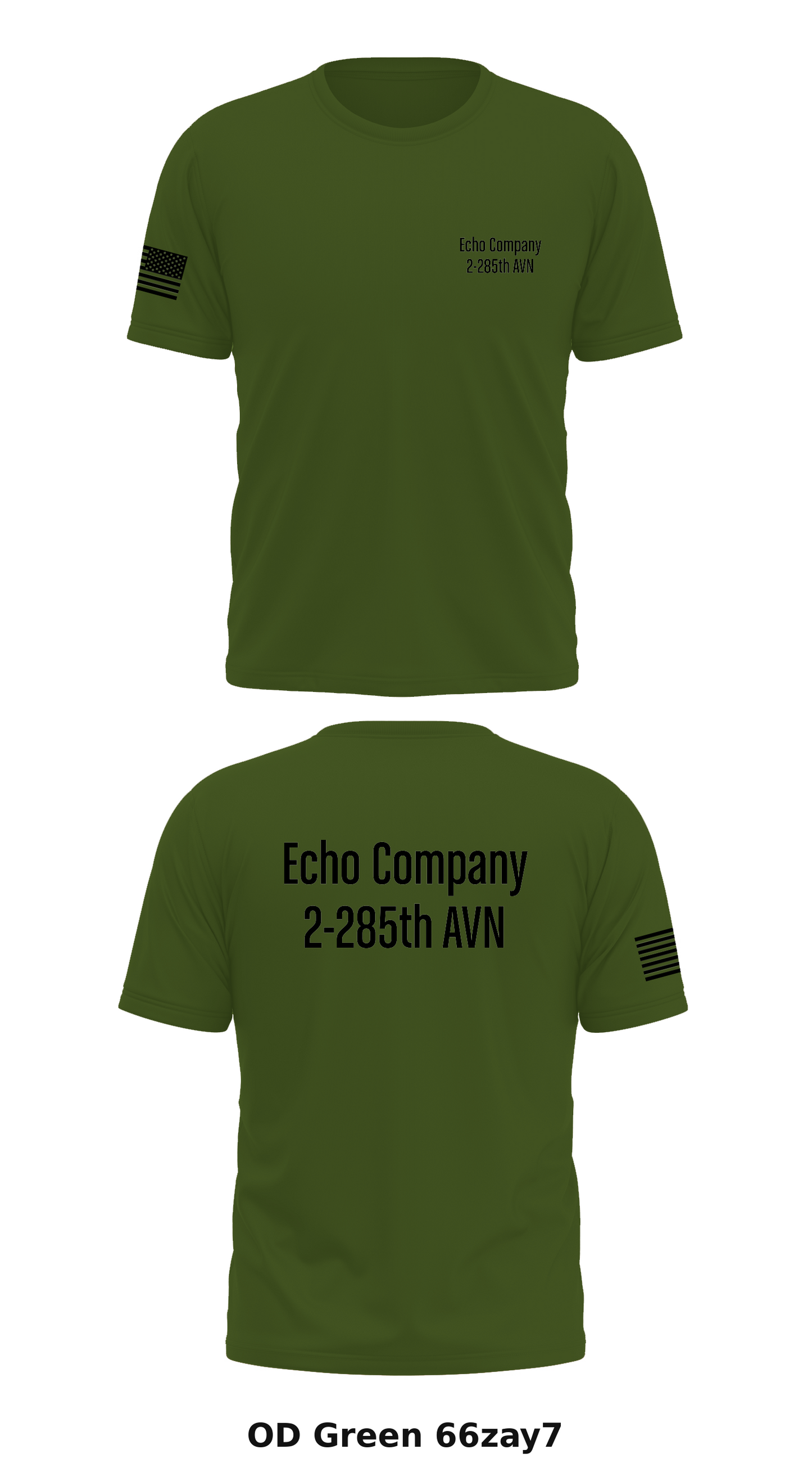 Echo Company 2-285th AVN Store 1 Core Men's SS Performance Tee - 66zay7