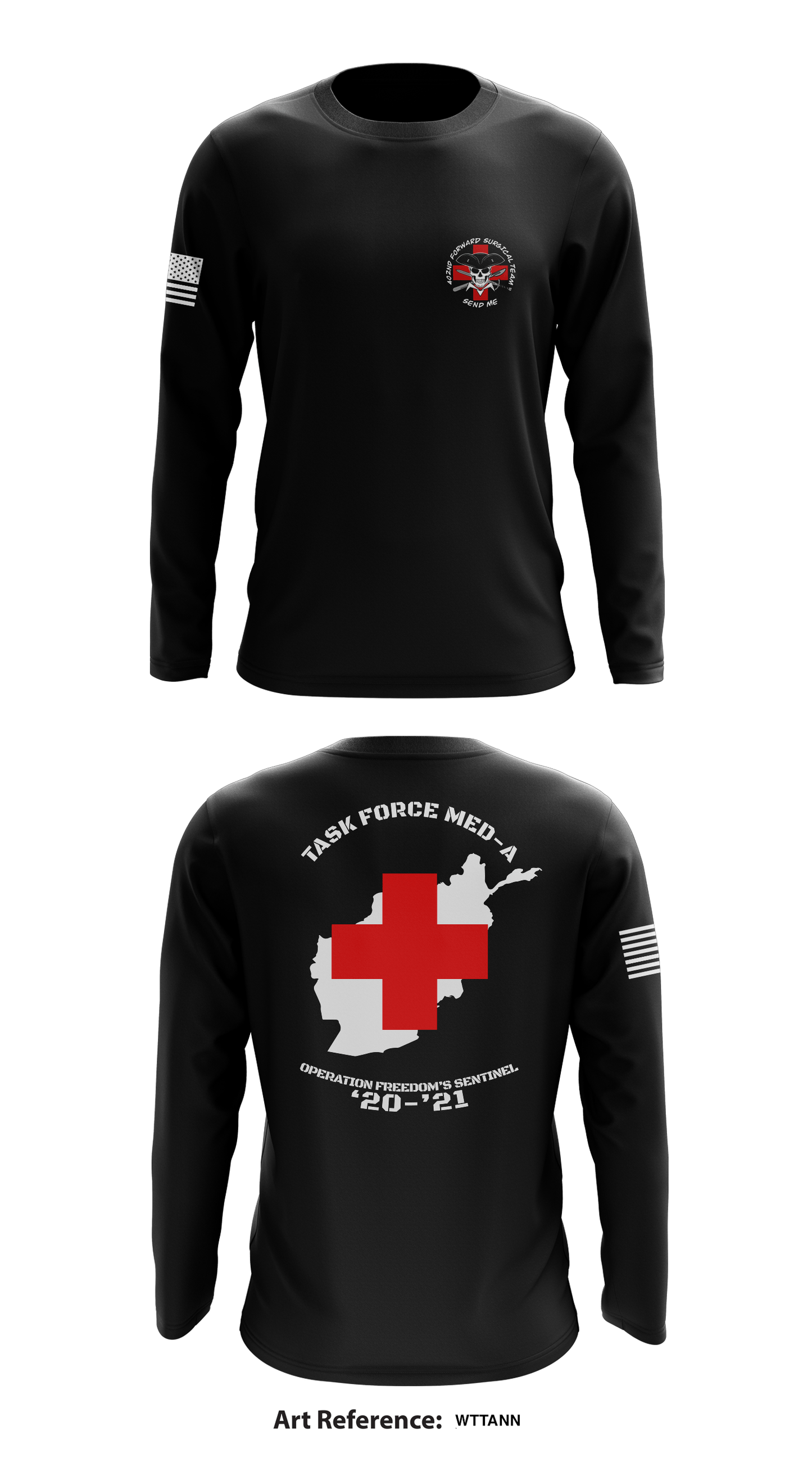 402nd FST Store 1 Core Men's LS Performance Tee - wTtaNn