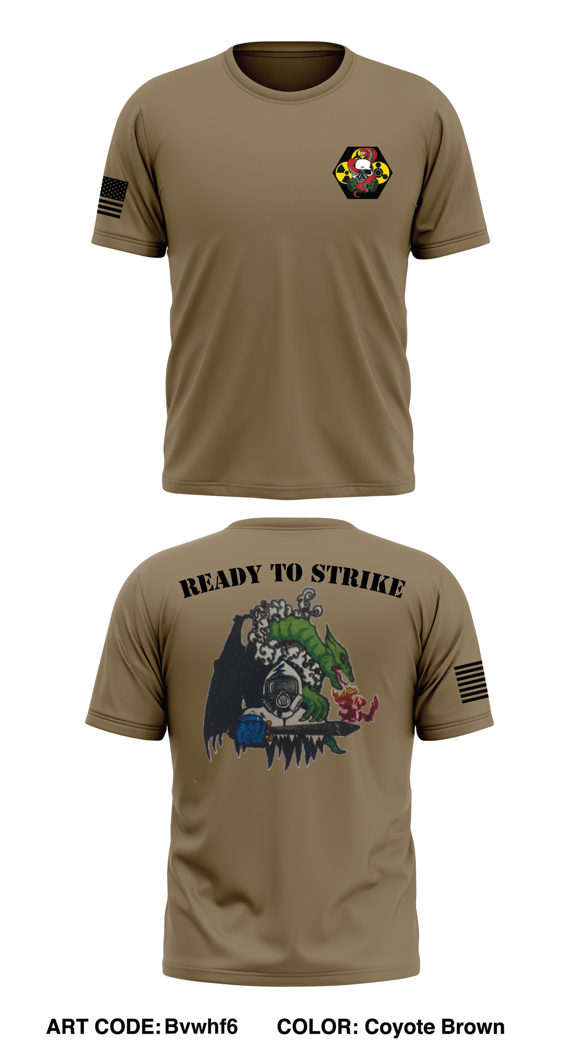 51st chemical company Store 1 Core Men's SS Performance Tee - Bvwhf6