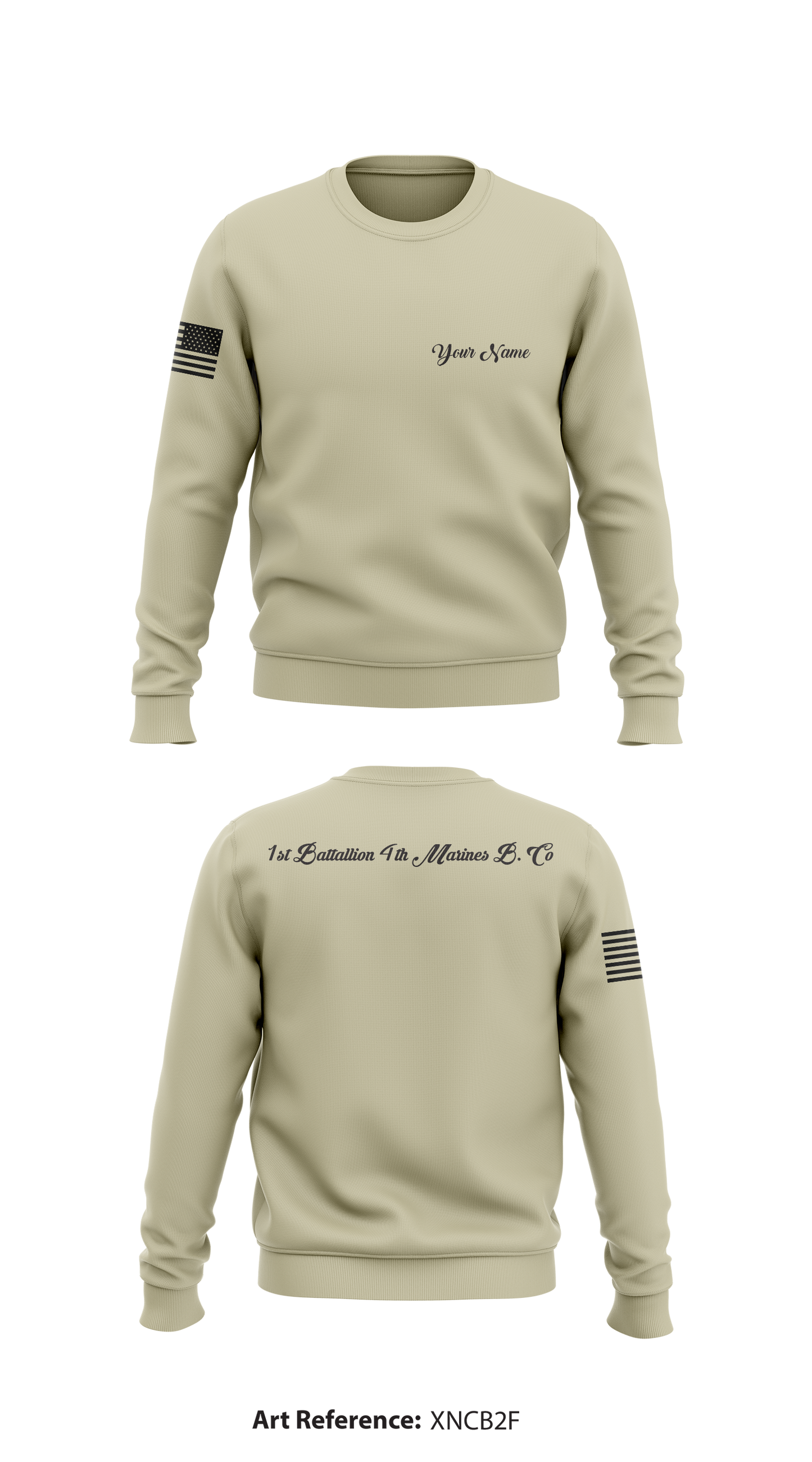 Luis Cambal 1st Bn. 4th Marines Store 1 Core Men's Crewneck Performance Sweatshirt - XNCB2f