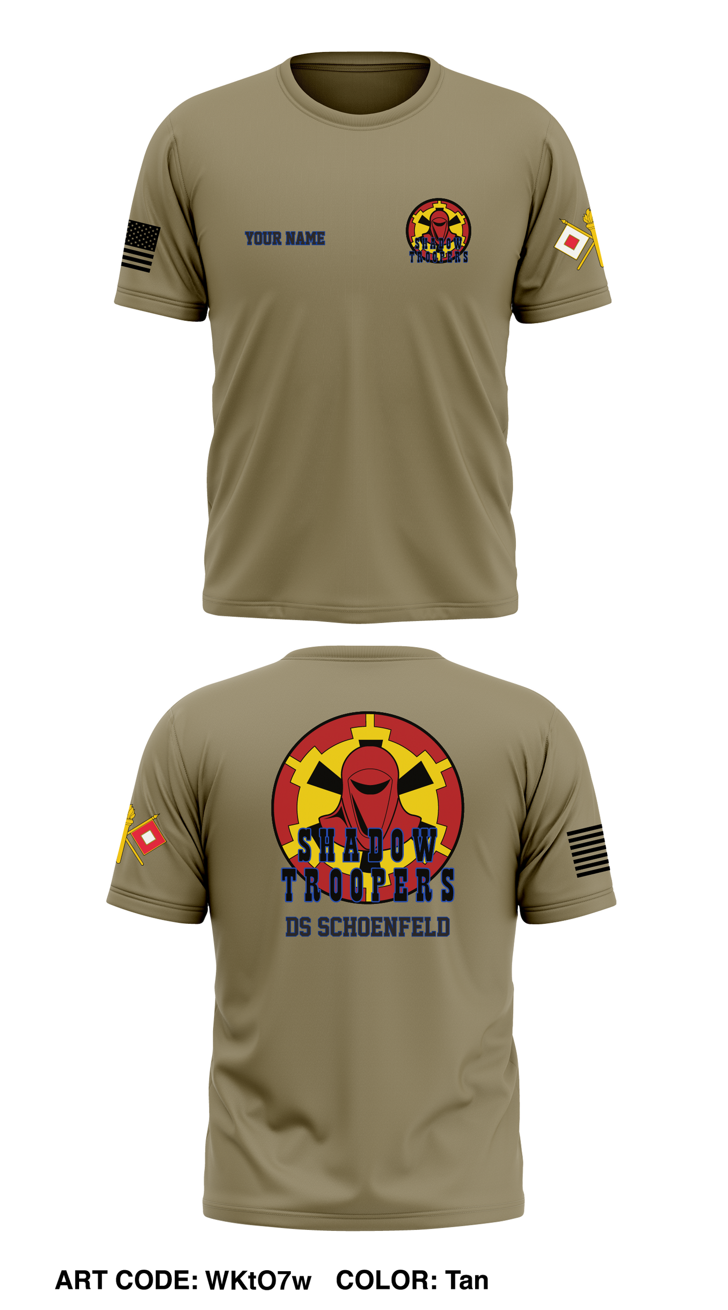 2nd PLT, E Co, 551 BN, 15th SIG BG Store 1 Core Men's SS Performance Tee - WKtO7w