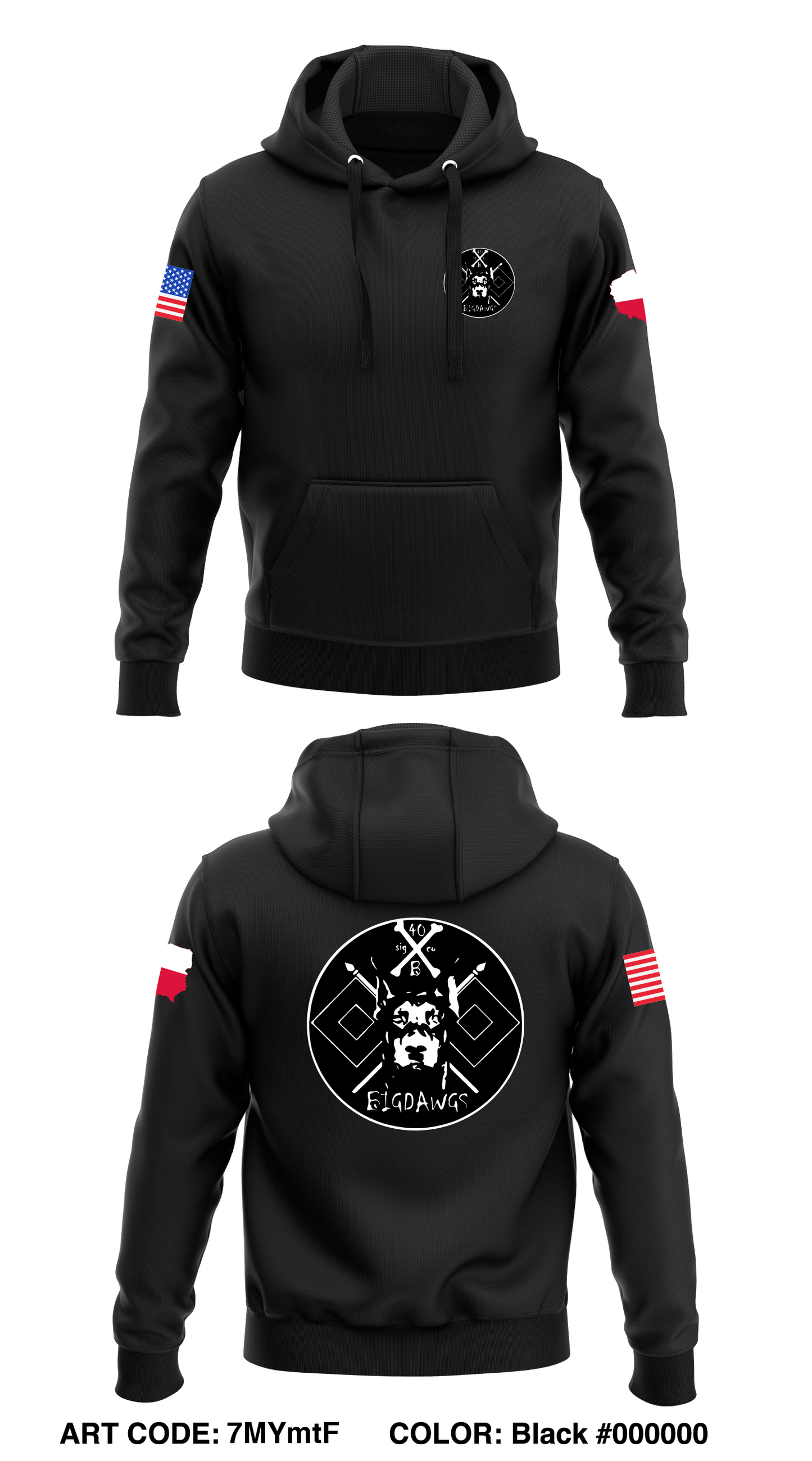 B Co Store 1 Core Men's Hooded Performance Sweatshirt - 7MYmtF