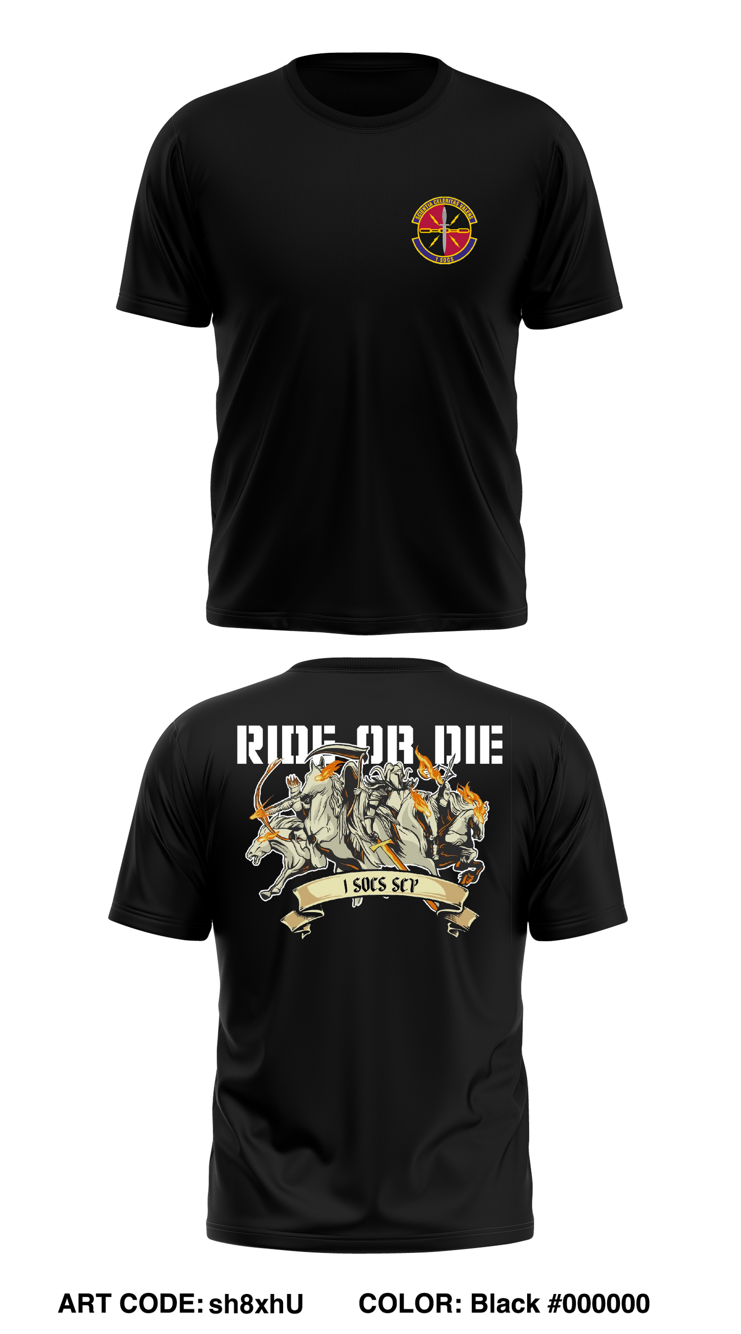 1 SOCS Store 3 Core Men's SS Performance Tee - sh8xhU