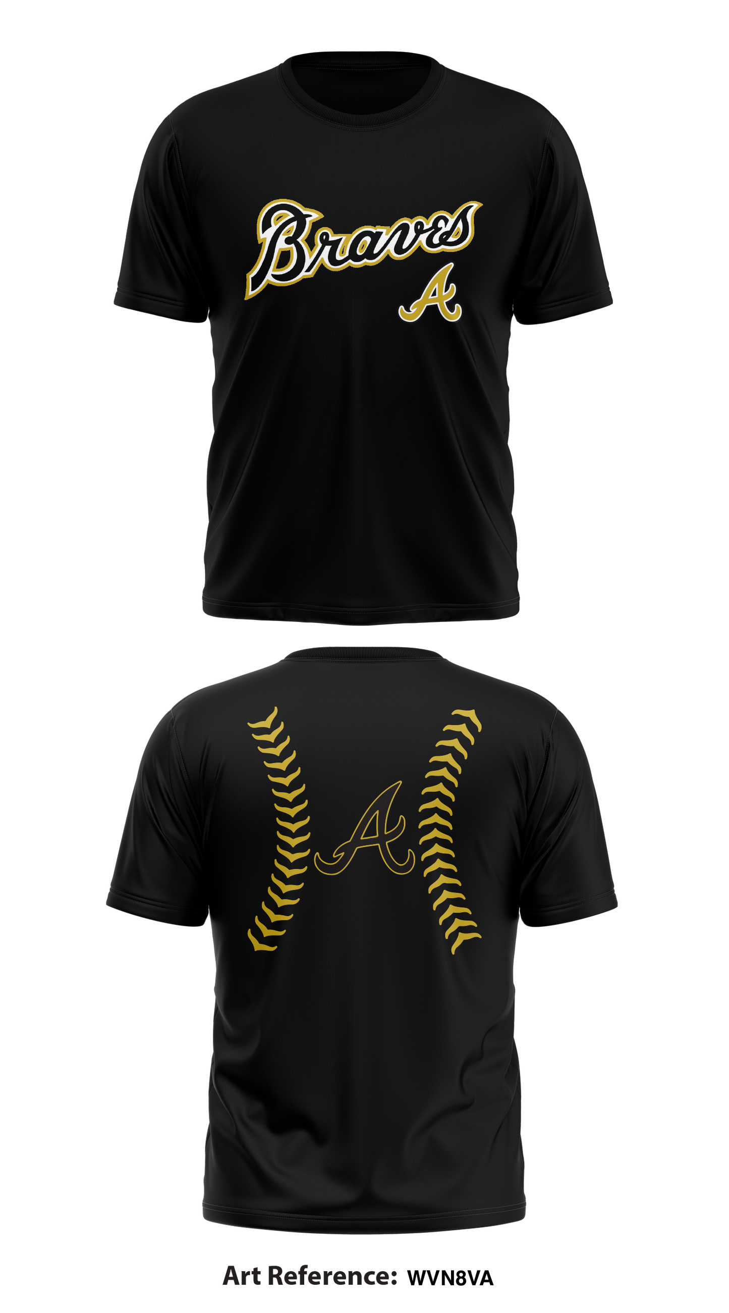 Braves Store 1 Core Men's SS Performance Tee - WvN8Va