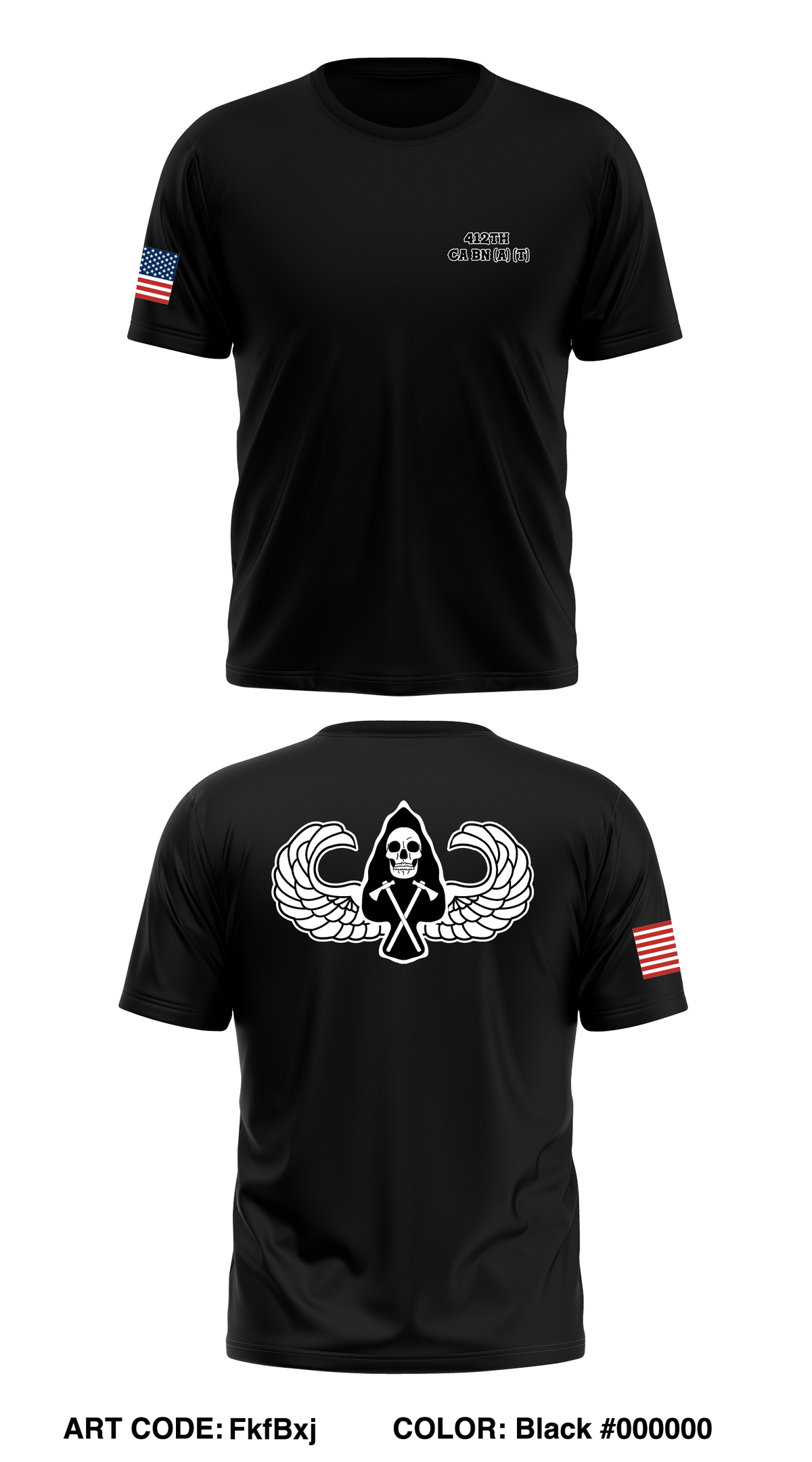 412th CA BN (A) (T) Store 1 Core Men's SS Performance Tee - FkfBxj
