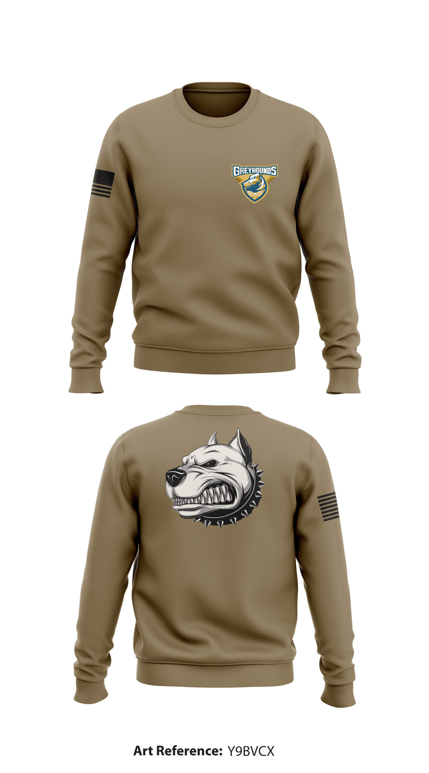 115th quarter master ffc Store 1 Core Men's Crewneck Performance Sweatshirt - y9bvcx