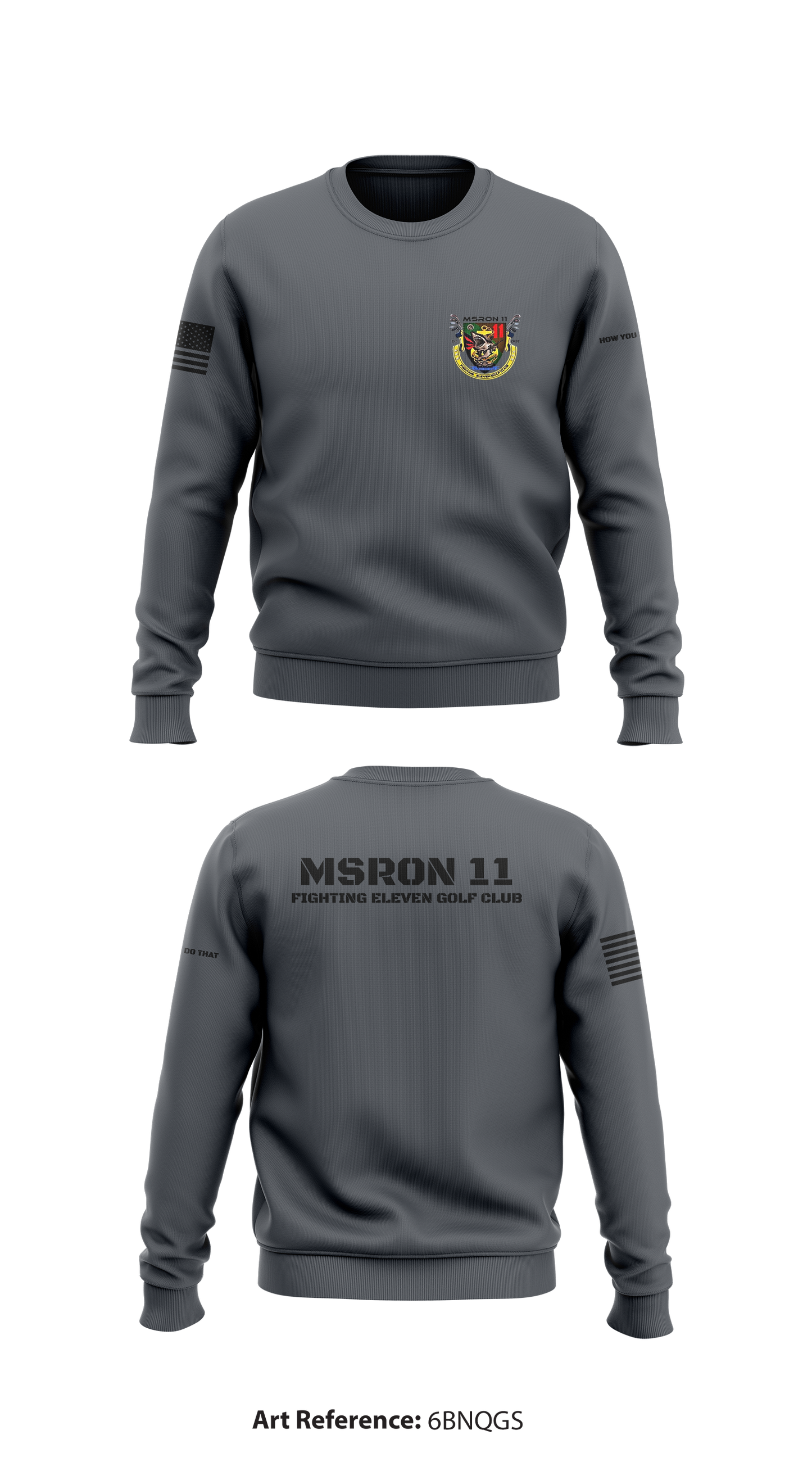 MSRON 11 Store 1 Core Men's Crewneck Performance Sweatshirt - 6bnQgs