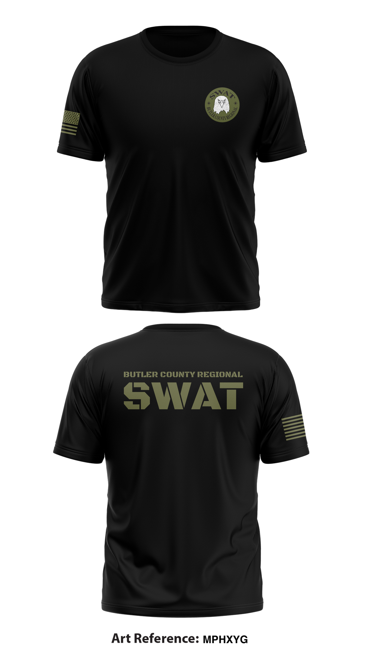 Butler County Regional SWAT Core Men's SS Performance Tee - MPhXYg