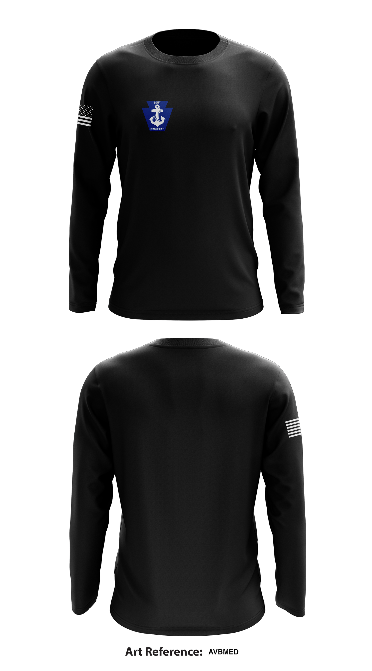 Commodore Battalion Store 1 Core Men's LS Performance Tee - avBmEd
