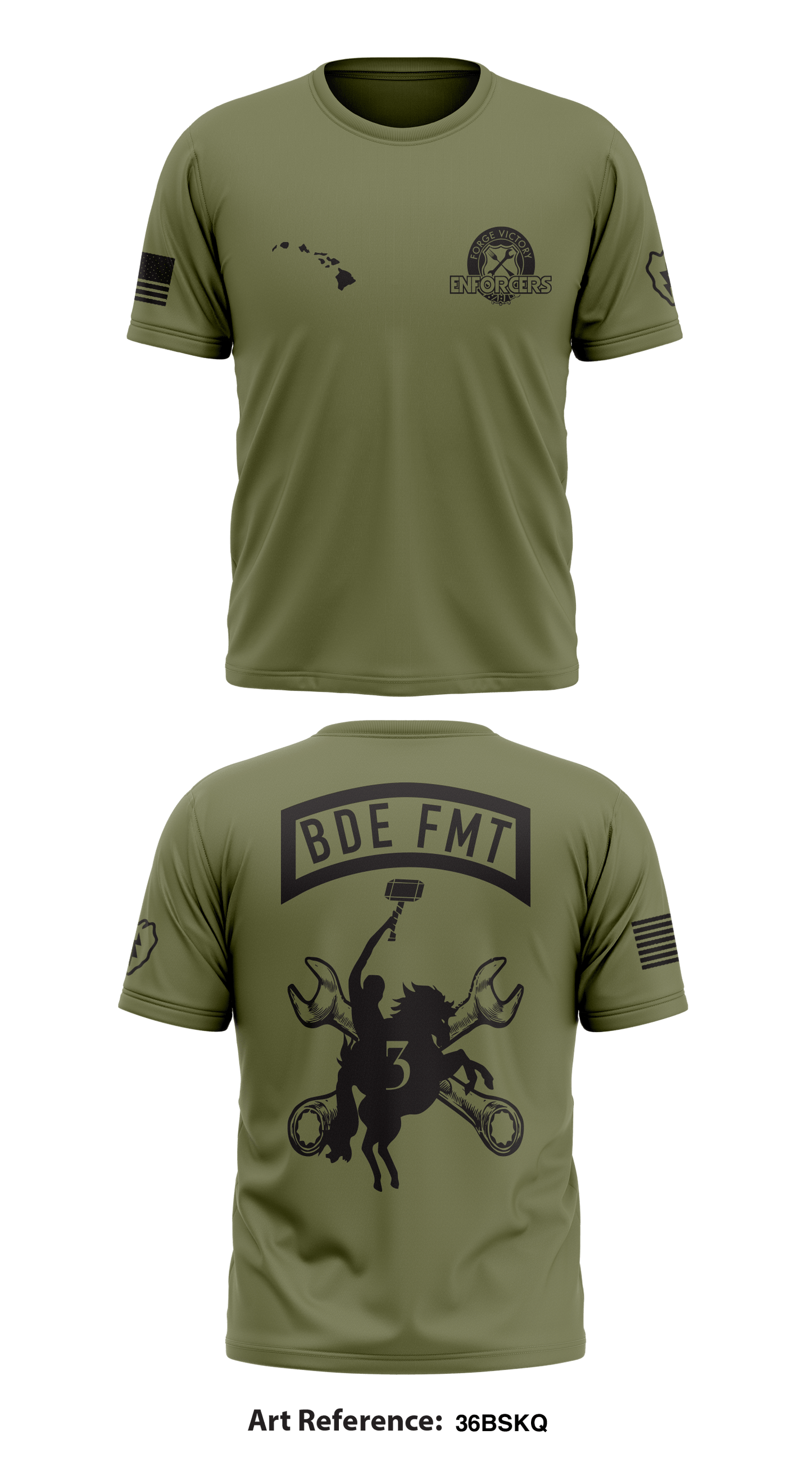 E Co, 29th Bebm Store 1 Core Men's SS Performance Tee - 36BsKq