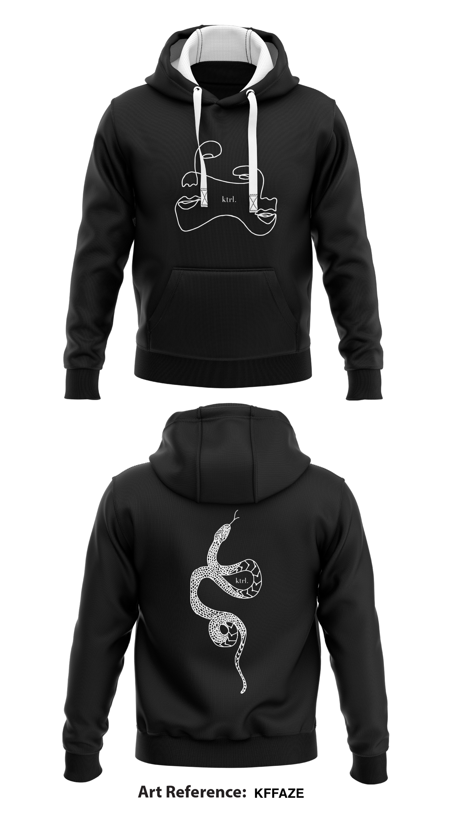 Ktrl Store 1 Core Men's Hooded Performance Sweatshirt - KFFazE