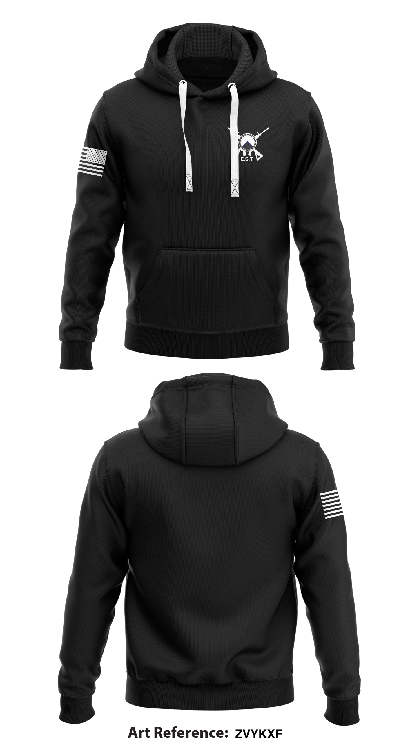 GCRTA Emergency Service Team (EST) Store 1 Core Men's Hooded Performance Sweatshirt - ZvykxF