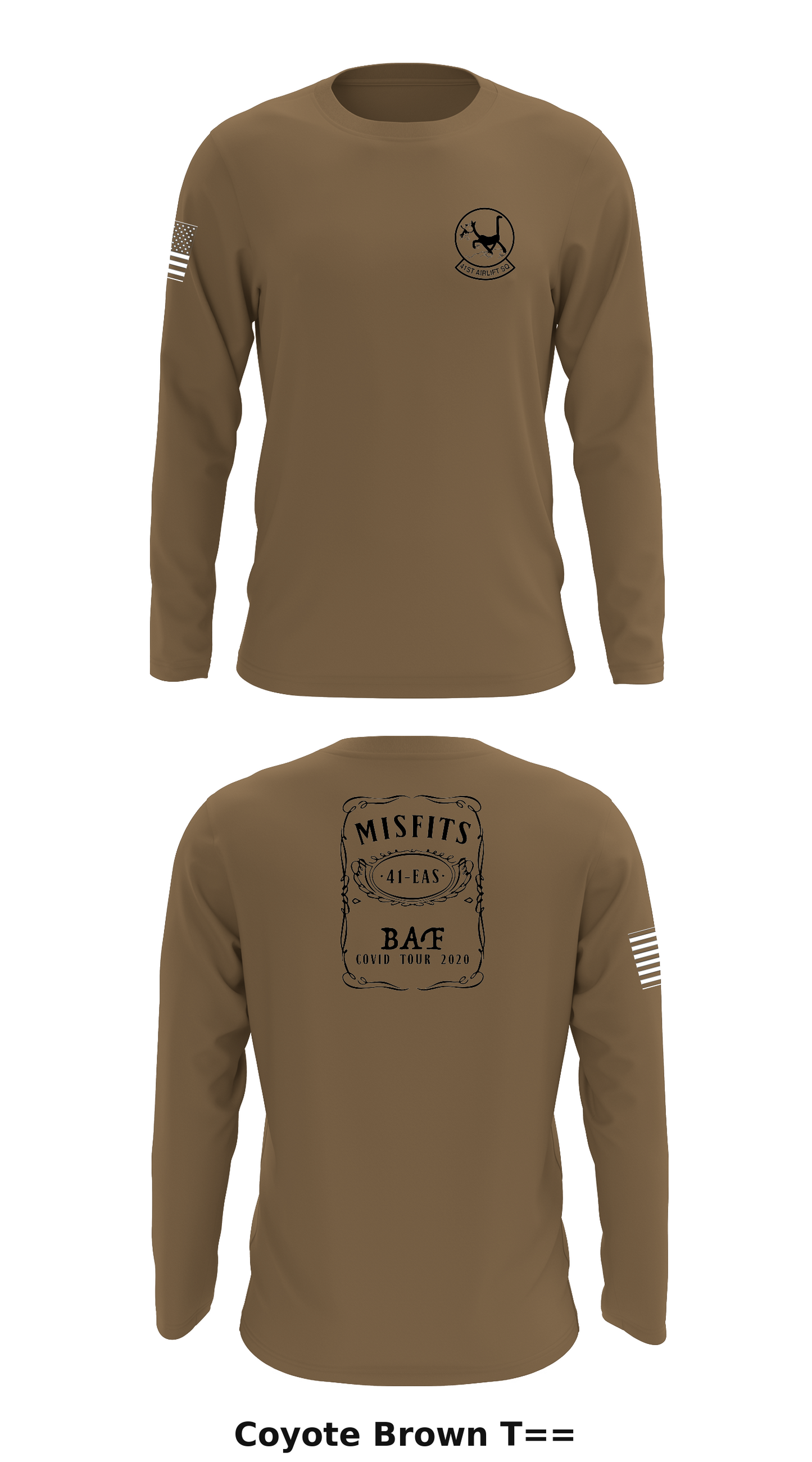 41 EAS Store 1 Core Men's LS Performance Tee - T==