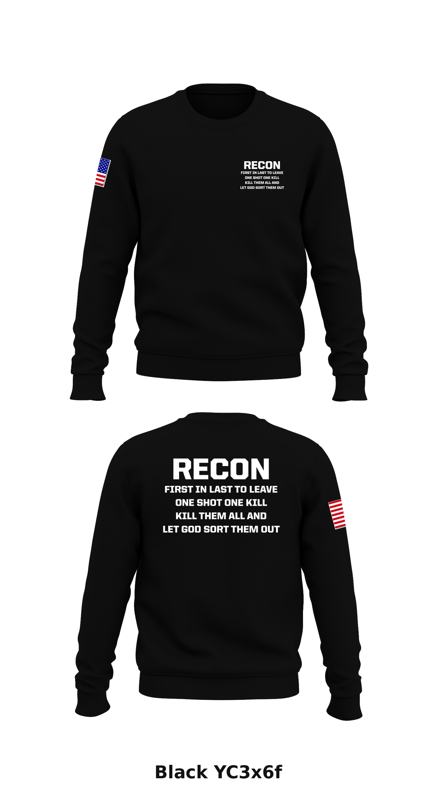 RECON Store 1 Core Men's Crewneck Performance Sweatshirt - YC3x6f