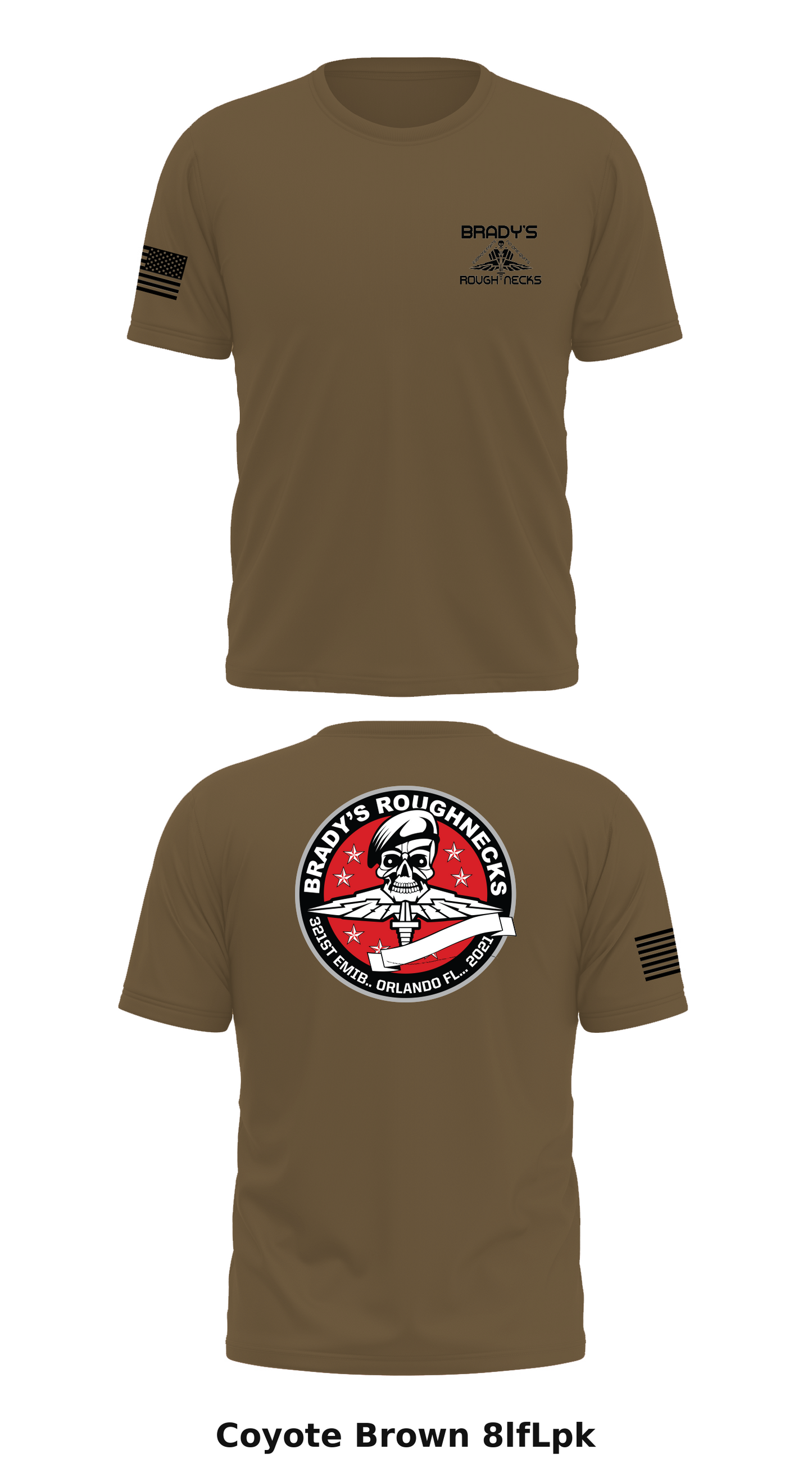 B Co, 321st EMIB Store 1 Core Men's SS Performance Tee - 8lfLpk