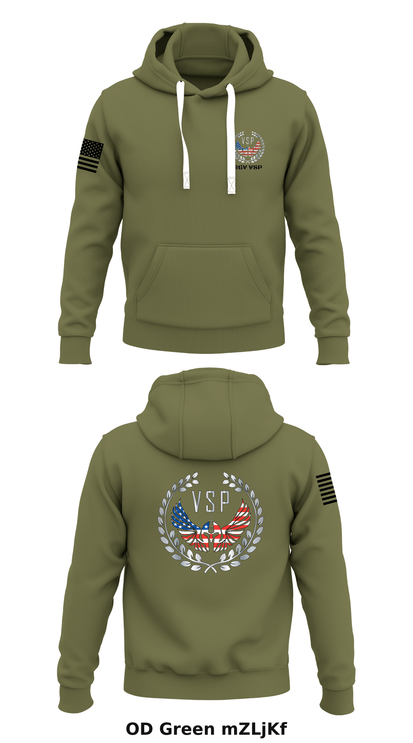 USBP Store 1 Core Men's Hooded Performance Sweatshirt - mZLjKf
