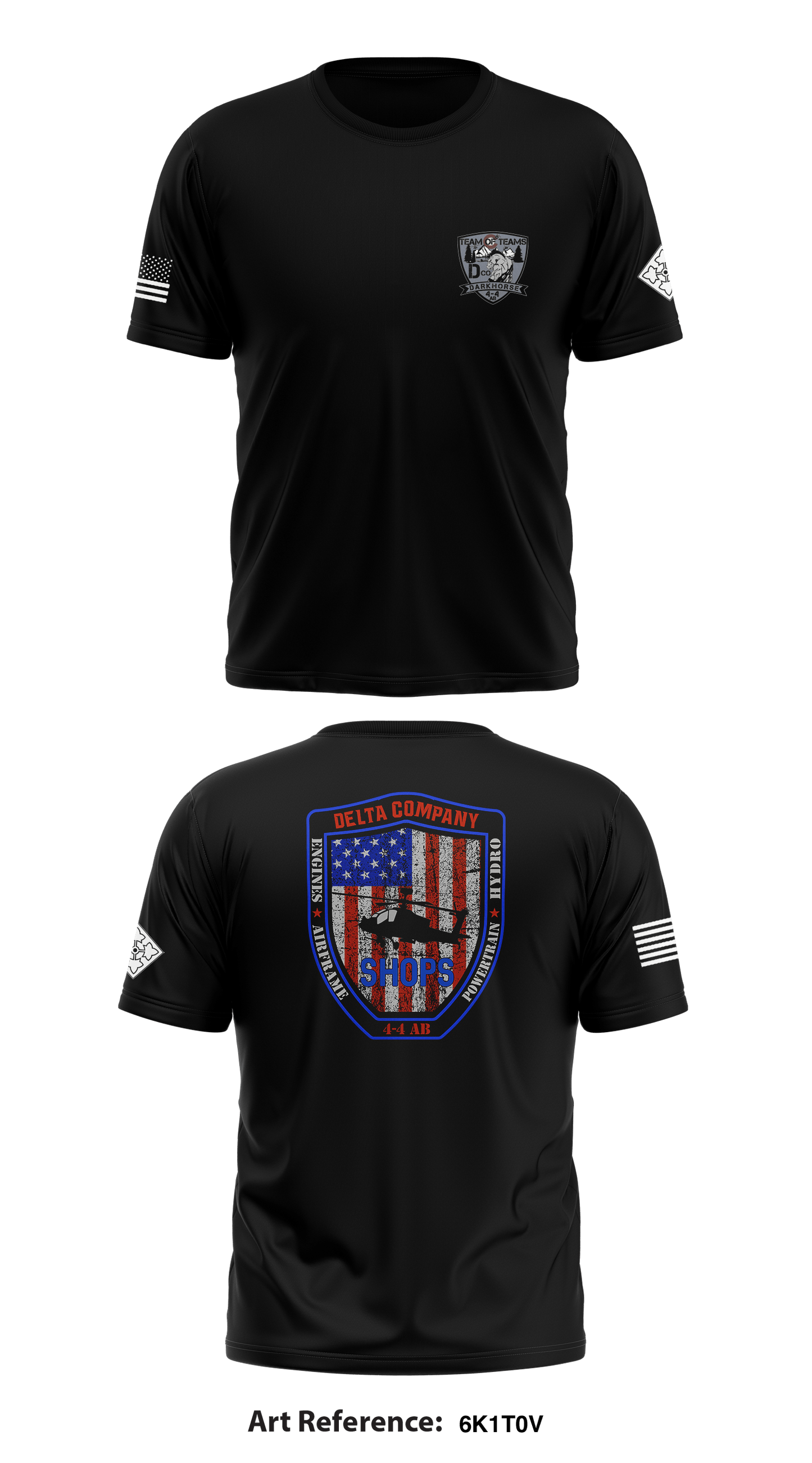 D. Co, 4-4 AB, 4th CAB Store 1 Core Men's SS Performance Tee - 6K1T0v