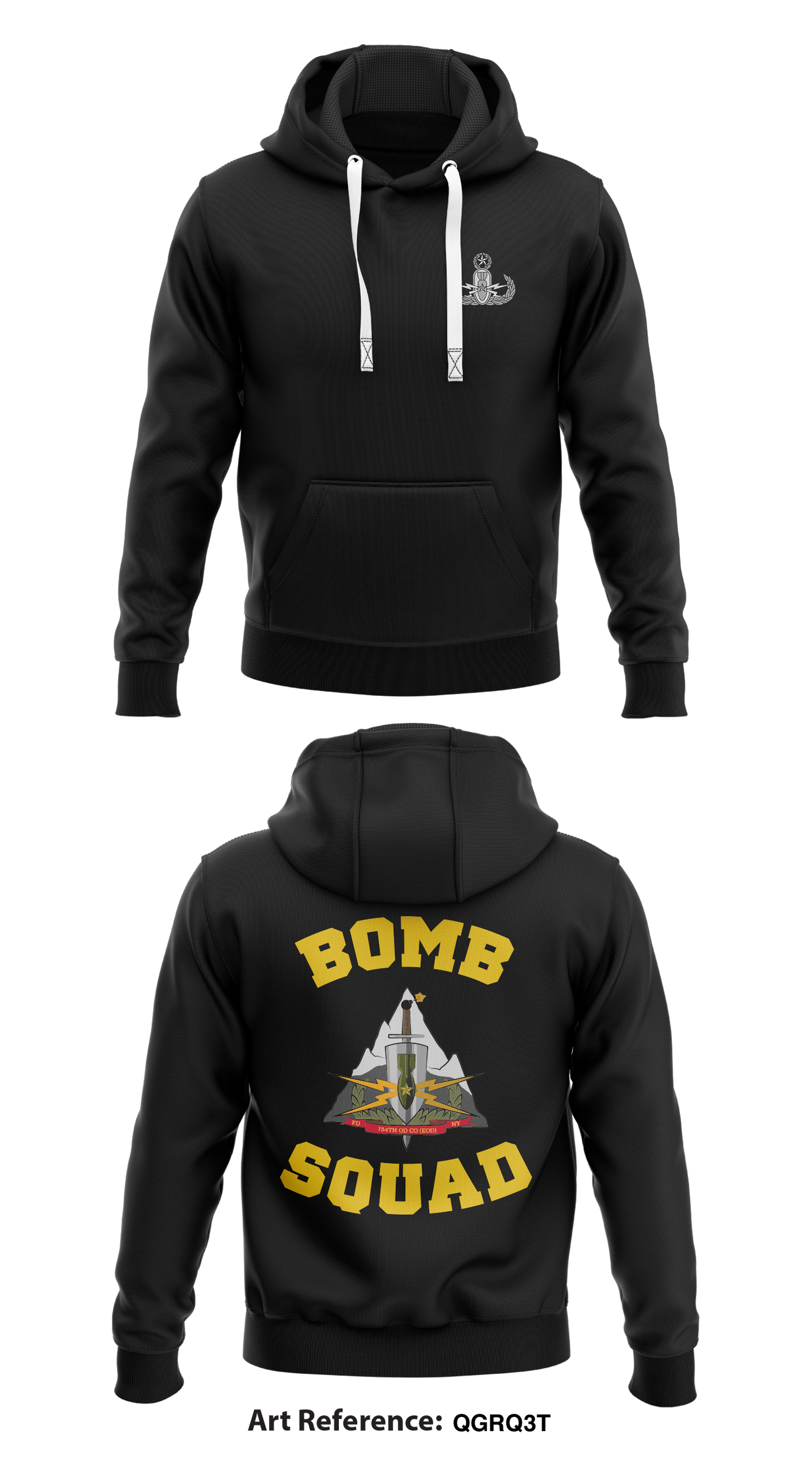 754th OD Co EOD Store 1 Core Men's Hooded Performance Sweatshirt - qGRQ3t